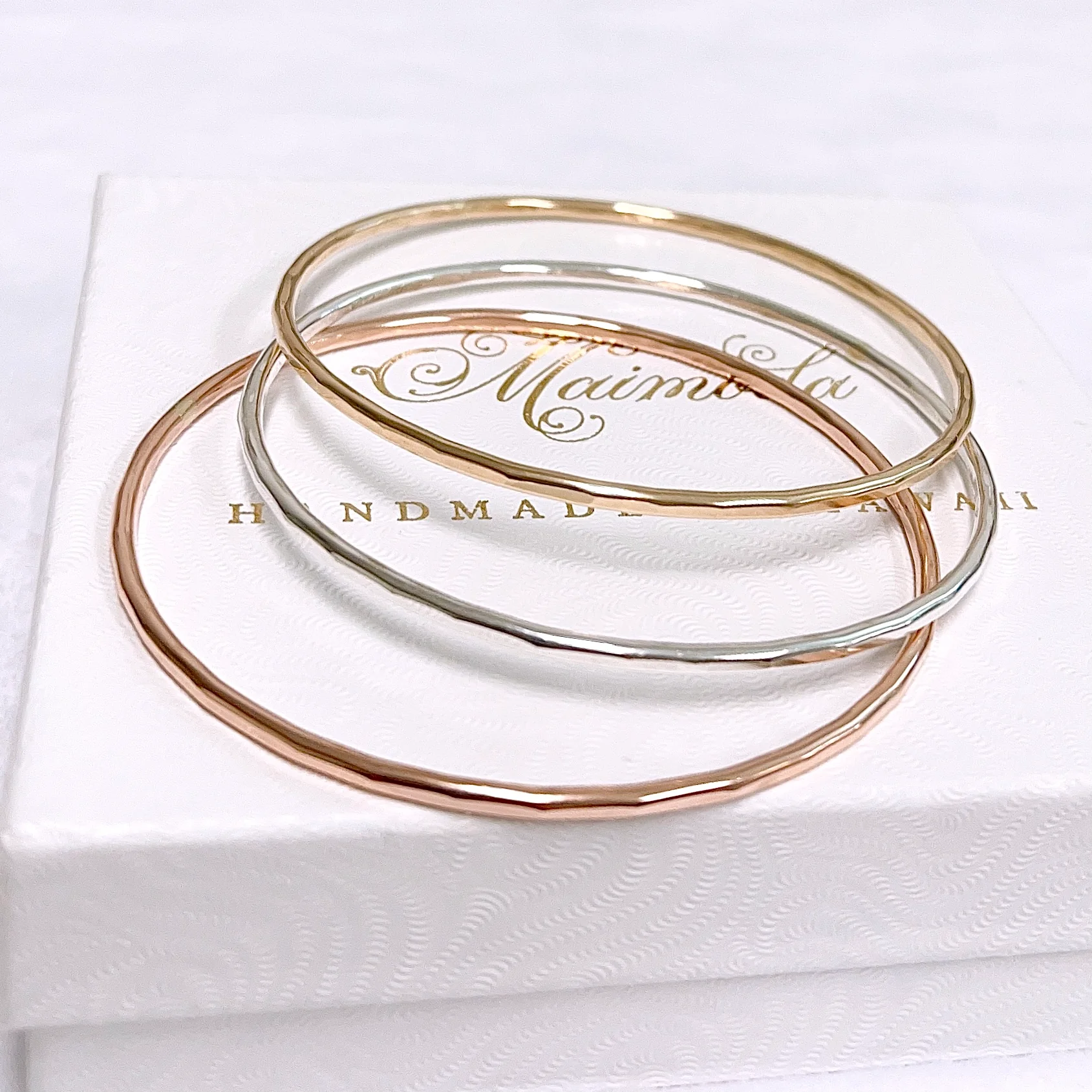 Kelii bangles set (B199) - Mitchell's Manufacturing Jewel