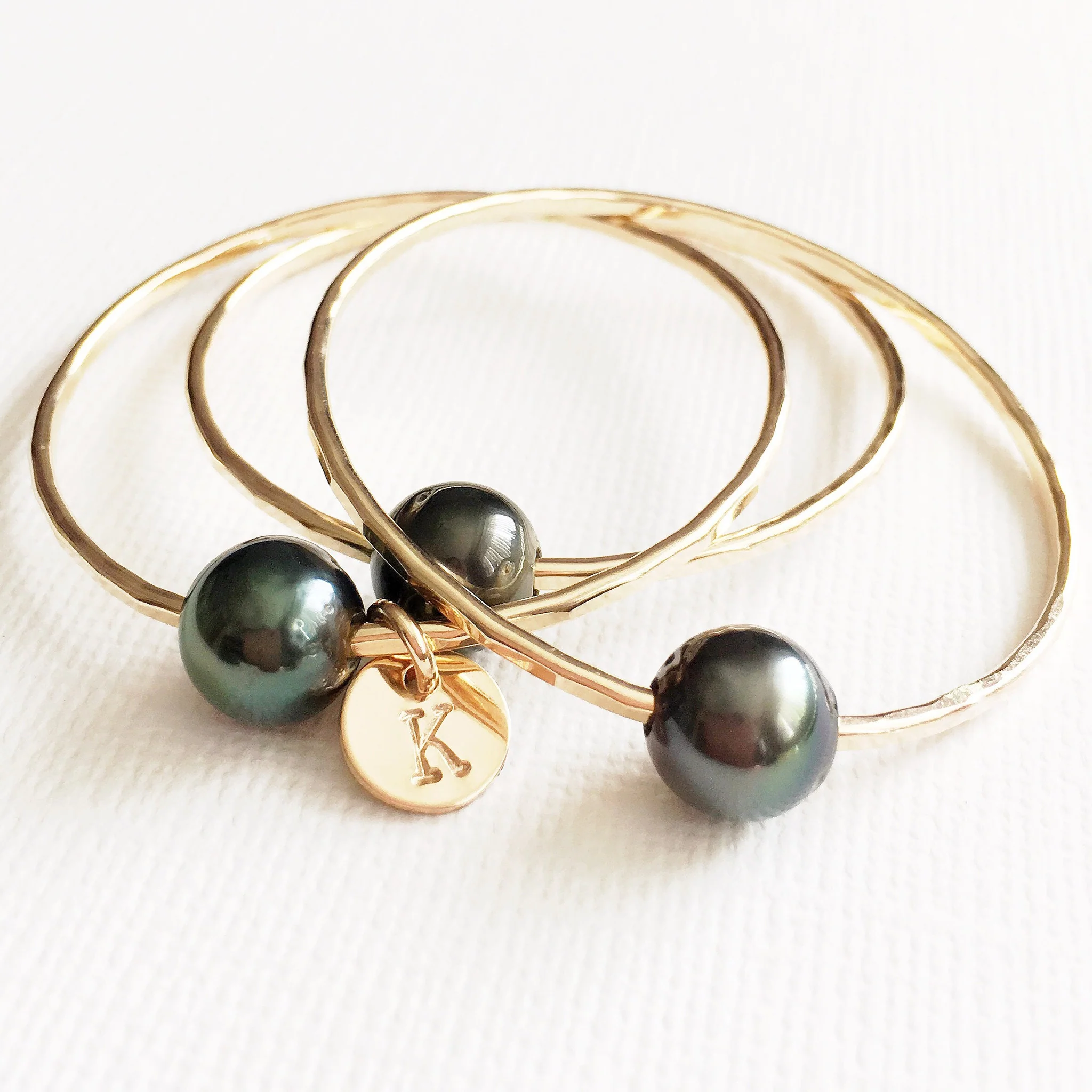 Bangle Leimomi - monogram (B272) - Mitchell's Manufacturing Jewel