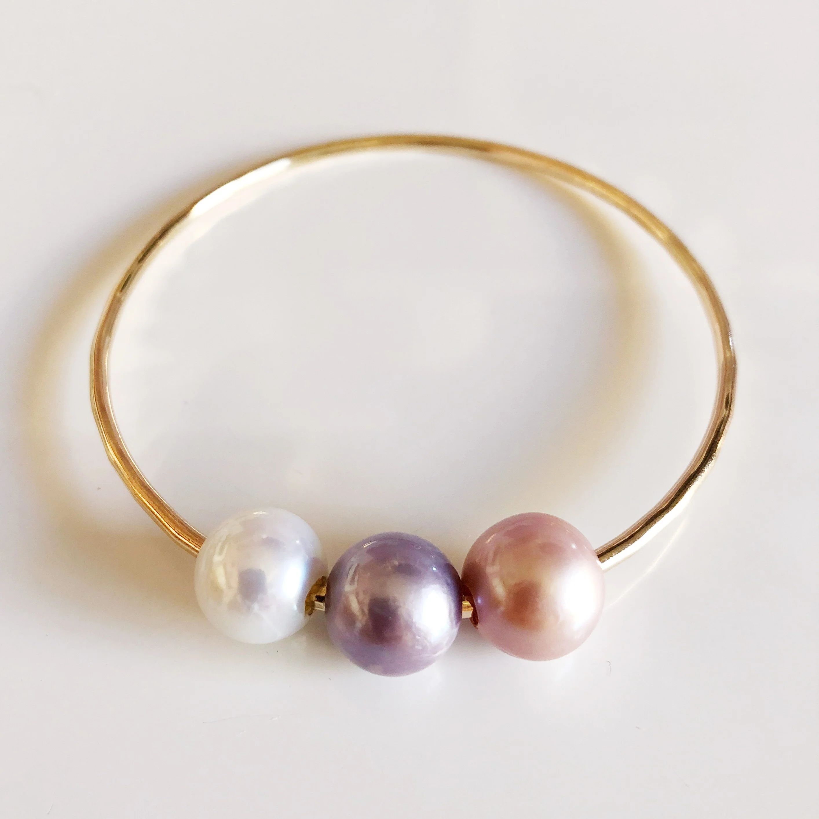Bangle PAIGE - edison pearls (B387) - Mitchell's Manufacturing Jewel