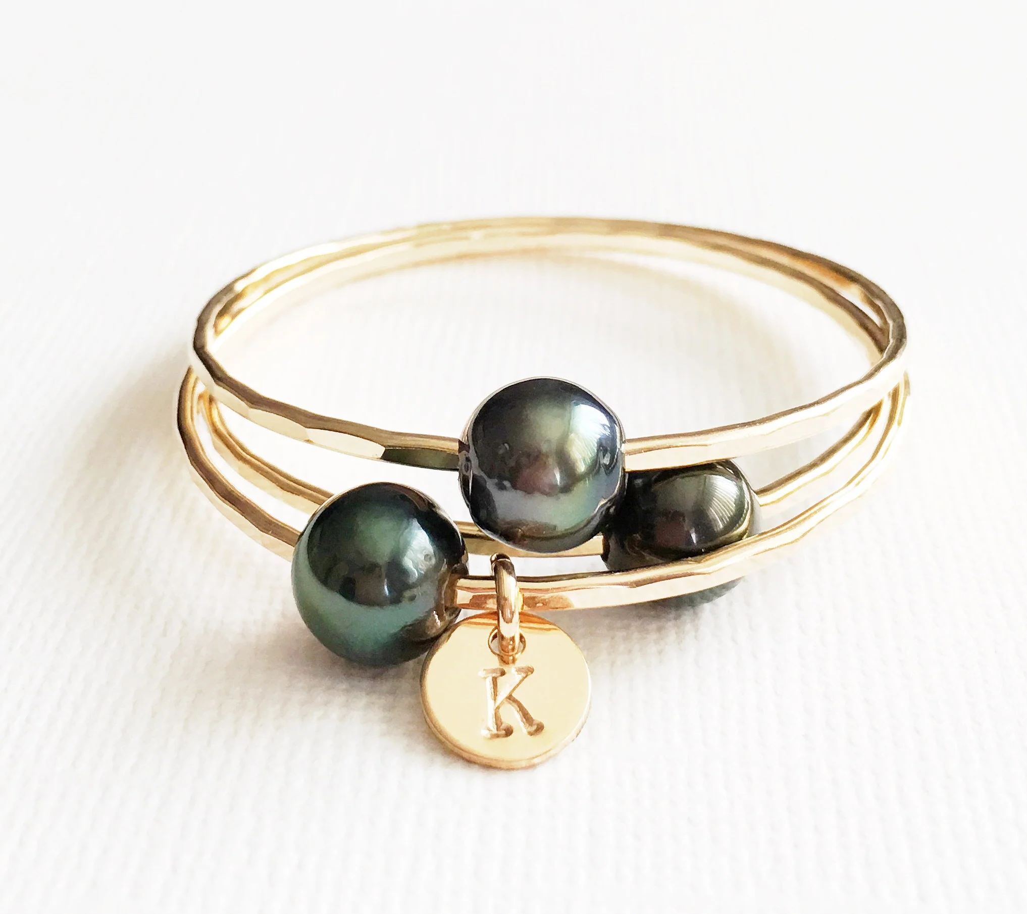 Bangle Leimomi - monogram (B272) - Mitchell's Manufacturing Jewel