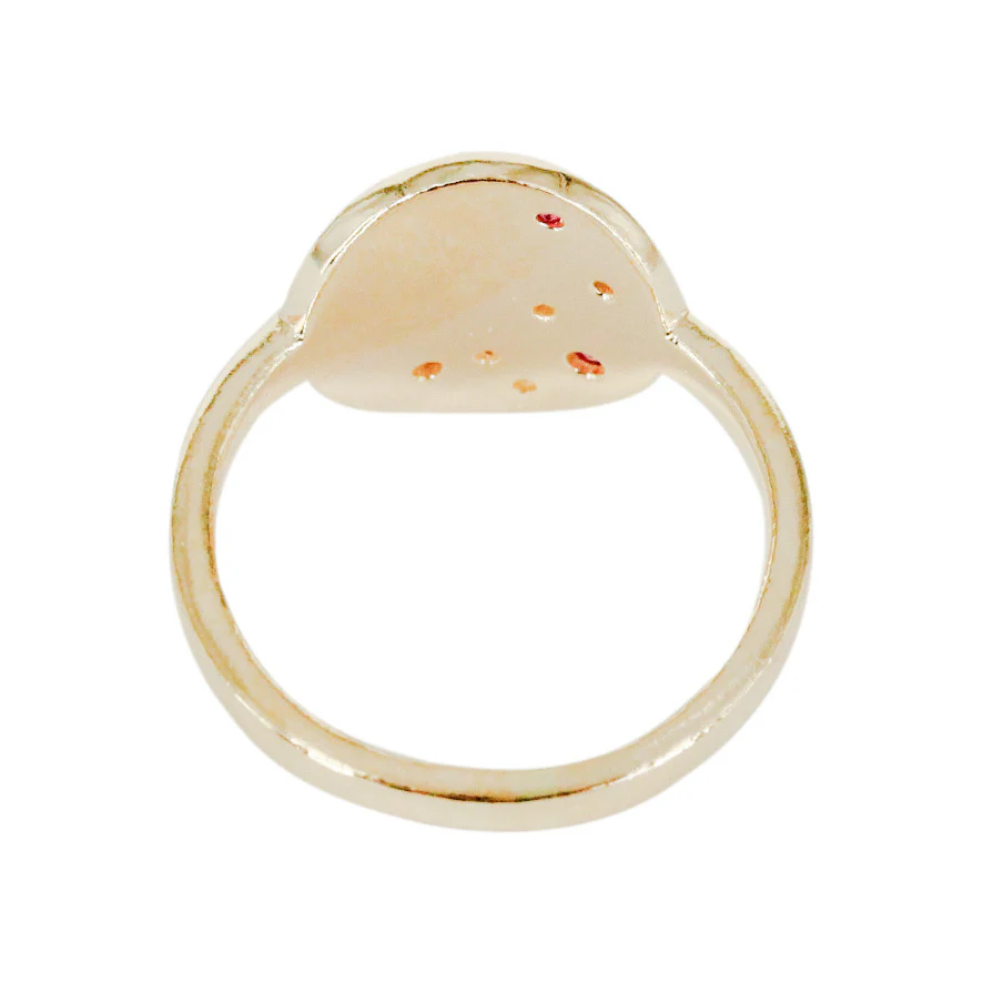 Ruby Mosaic 14k Gold Ring - Mitchell's Manufacturing Jewel