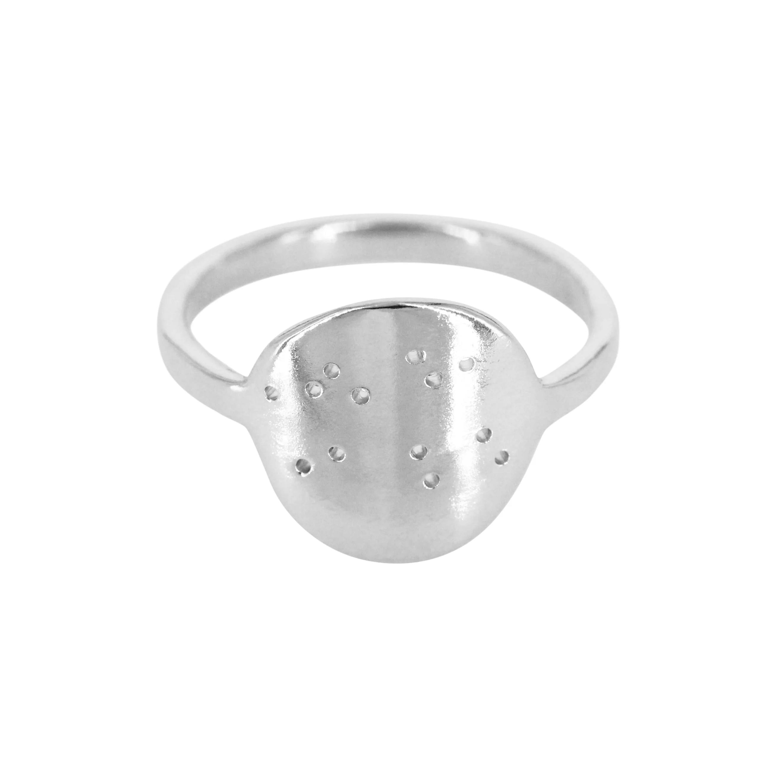 Written in the Stars: 14k Gold & Silver Zodiac Constellation Rings - Mitchell's Manufacturing Jewel