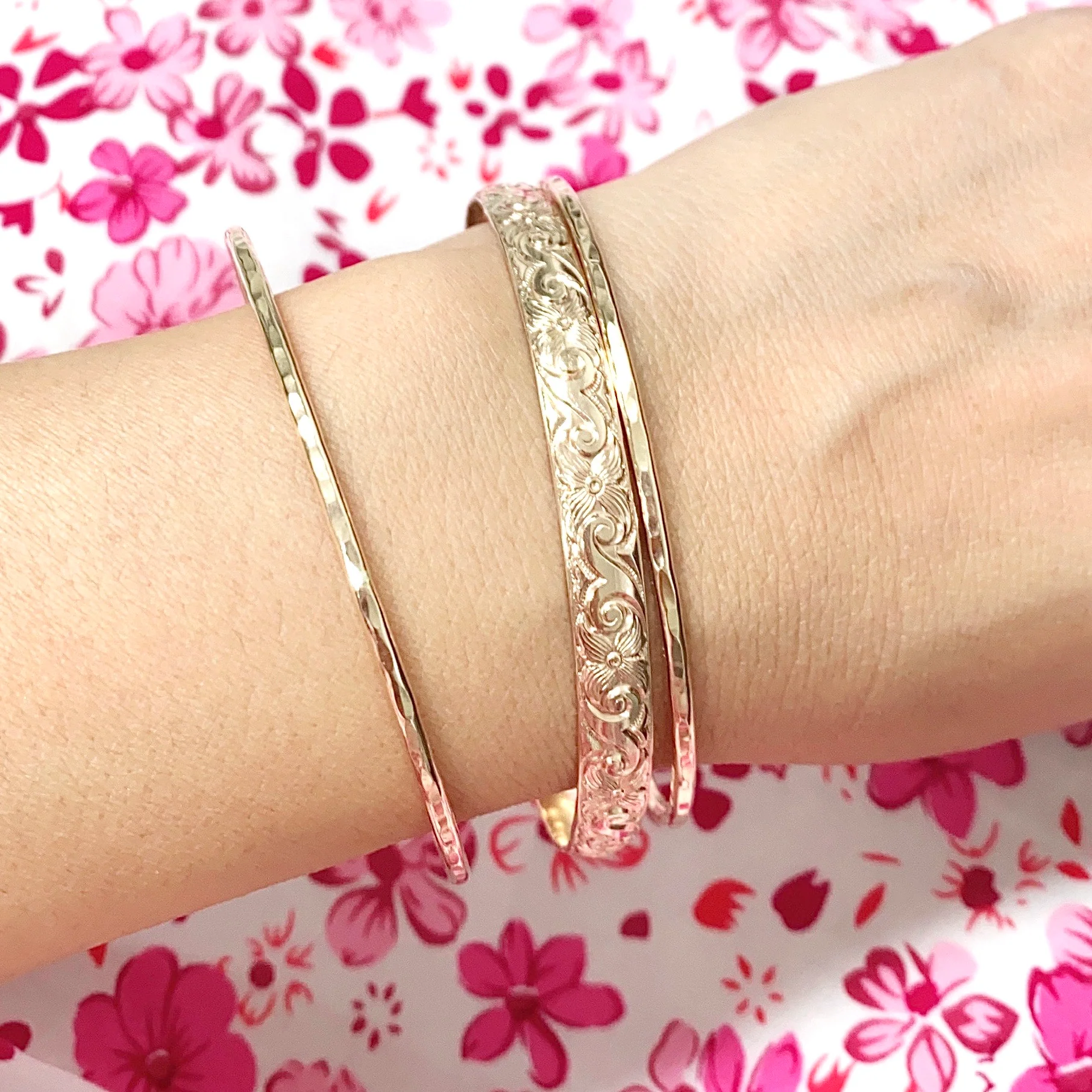 MOANI bangles set - 6mm heirloom bangle (B440) - Mitchell's Manufacturing Jewel