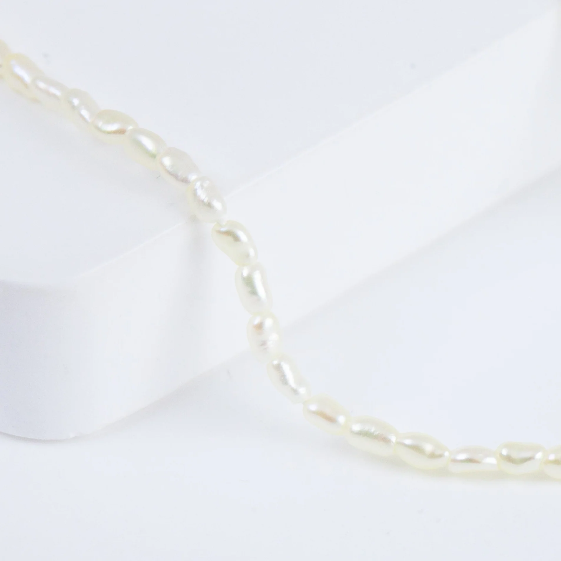 Sazare small creamy akoya pearl bracelet (#0433) - Mitchell's Manufacturing Jewel