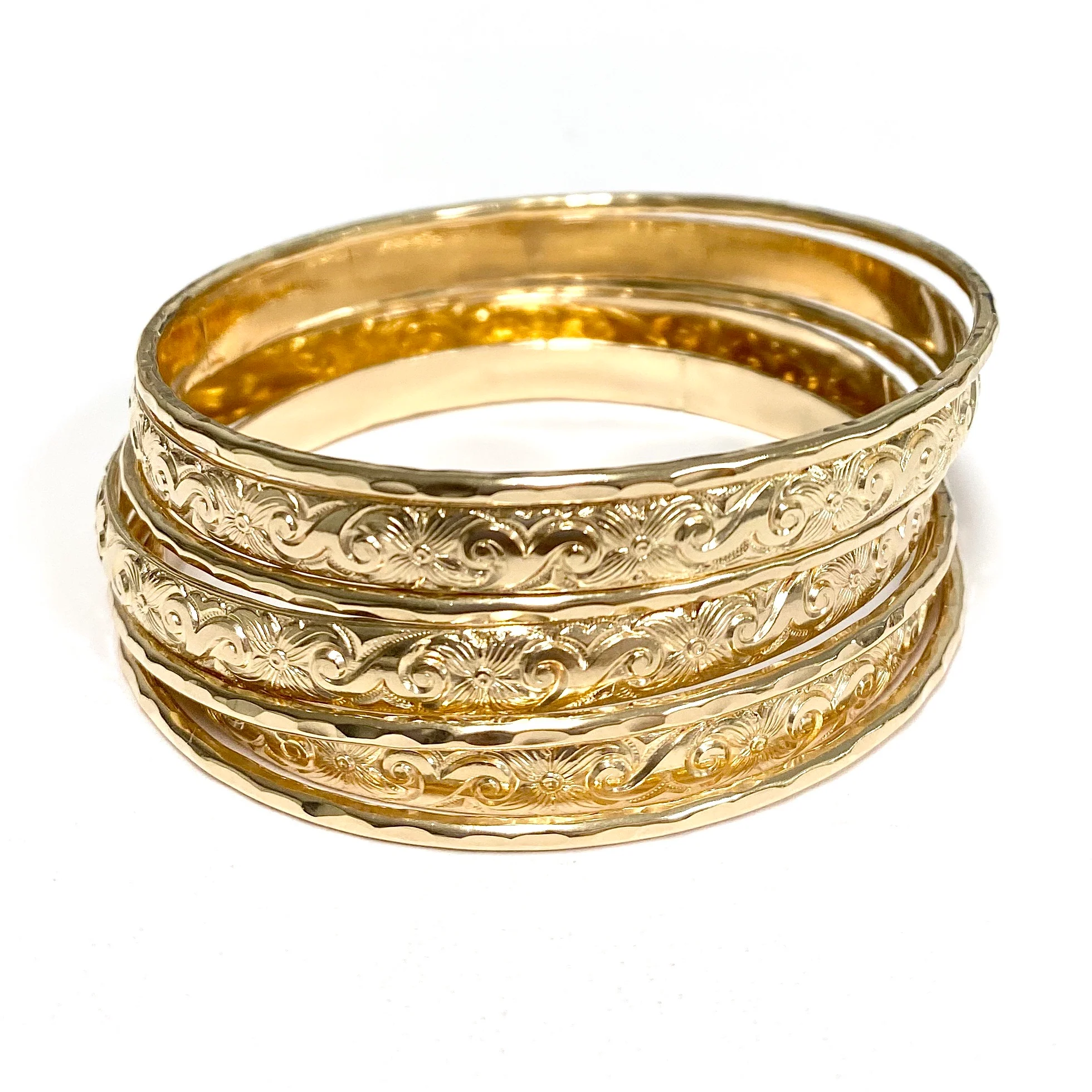 ATHENA bangle set - 6mm bangles (B484) - Mitchell's Manufacturing Jewel