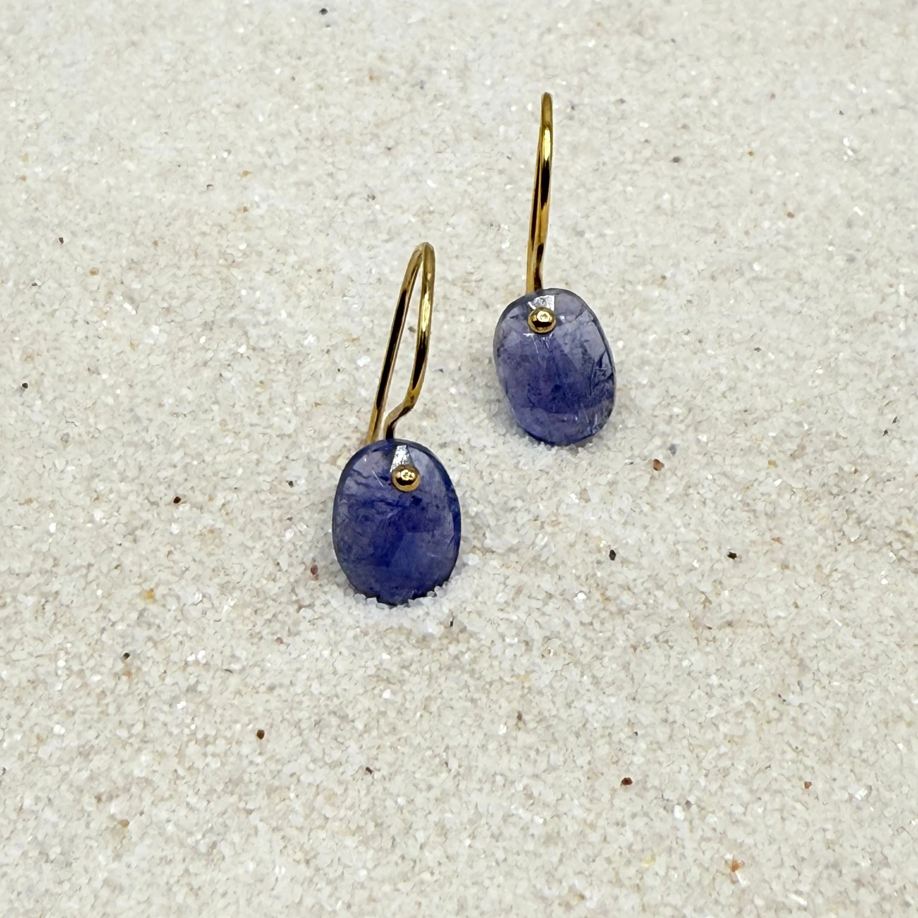 Petite Tanzanite Gold Filled Earring - Mitchell's Manufacturing Jewel