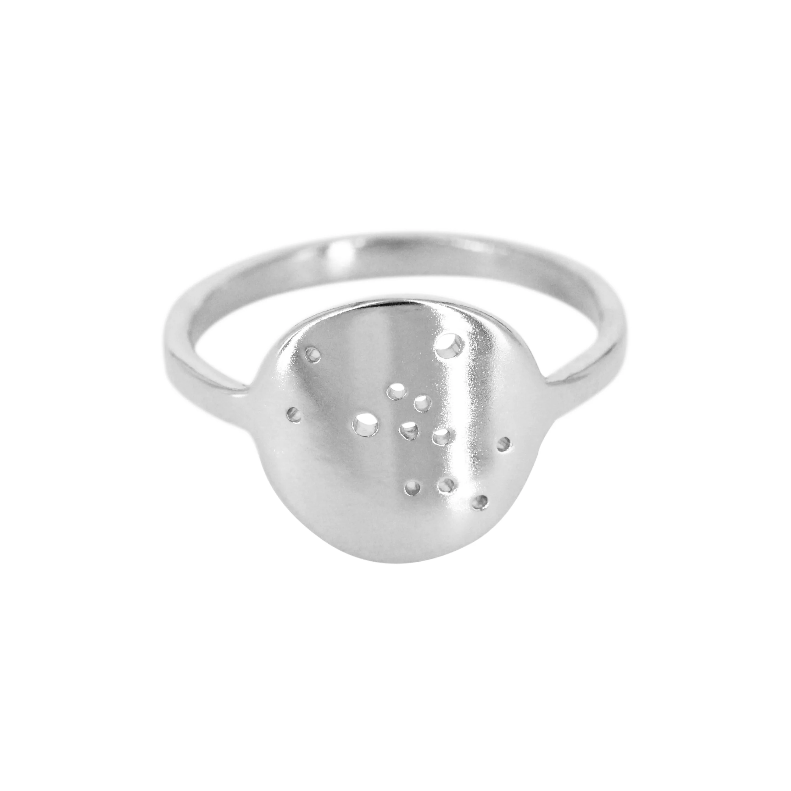 Written in the Stars: 14k Gold & Silver Zodiac Constellation Rings - Mitchell's Manufacturing Jewel