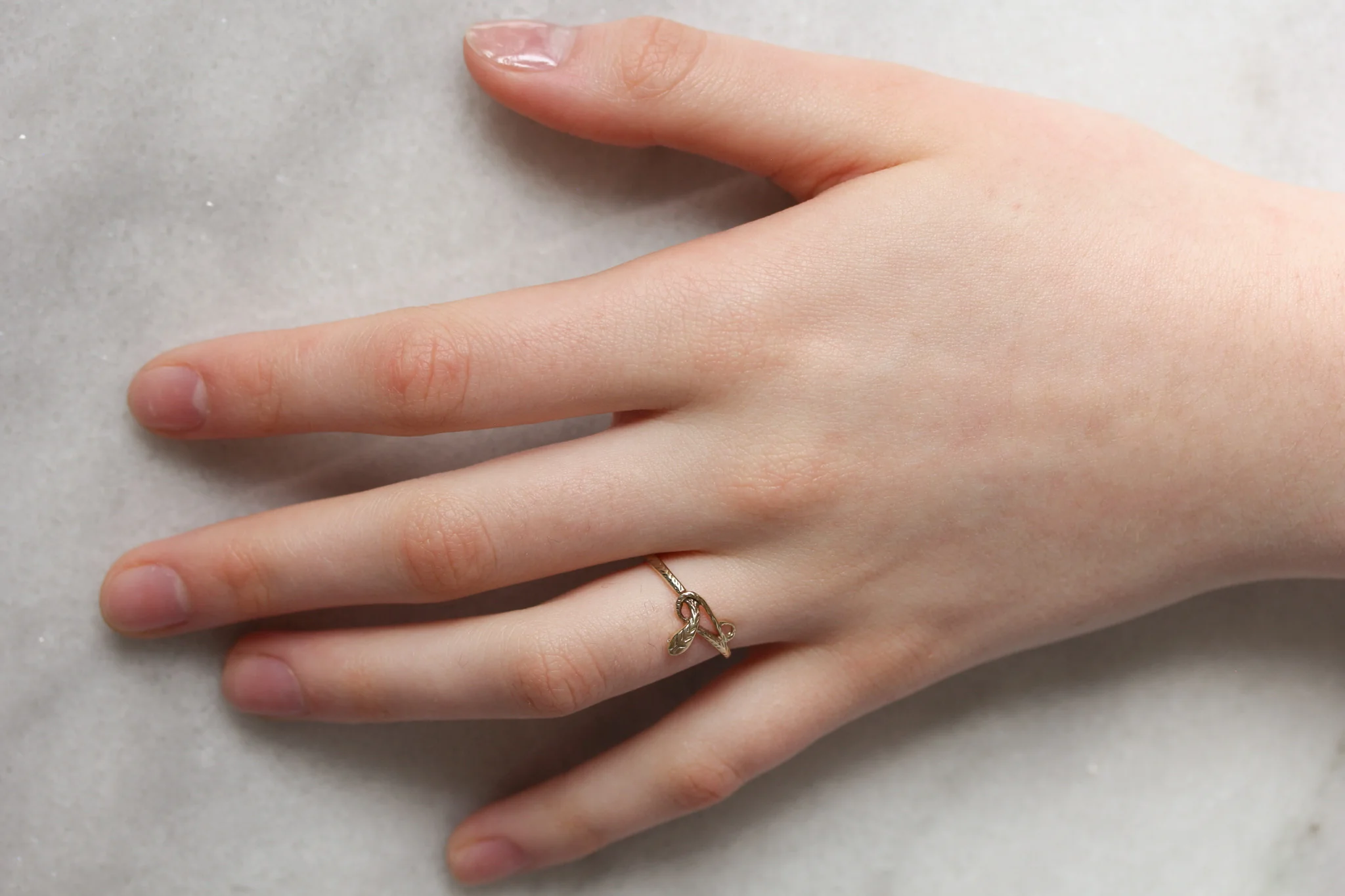 Diamond Serpent 14k Gold Ring - Mitchell's Manufacturing Jewel