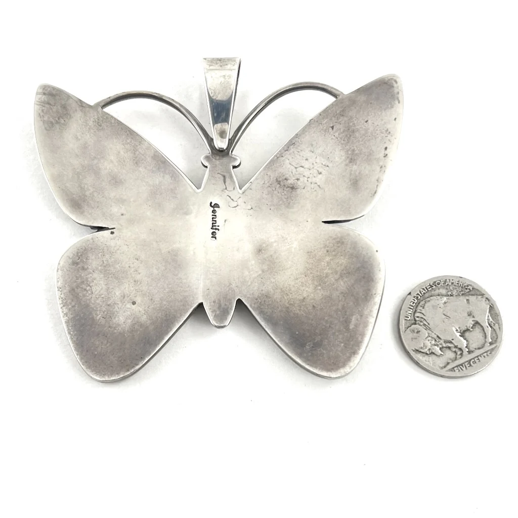 Large Butterfly PendantBy Jennifer Curtis - Mitchell's Manufacturing Jewel