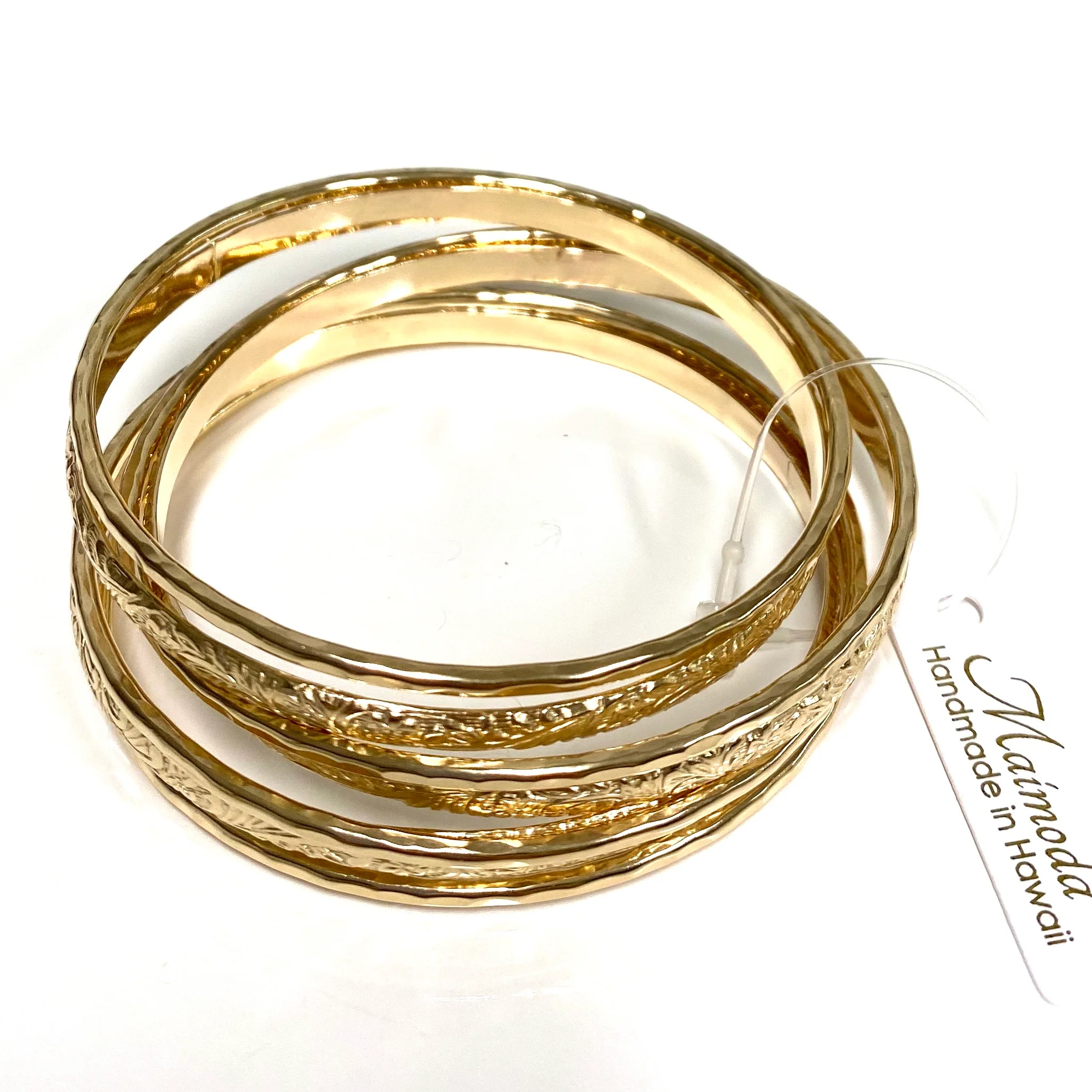 ATHENA bangles set - 4mm heirloom bangles (B457) - Mitchell's Manufacturing Jewel