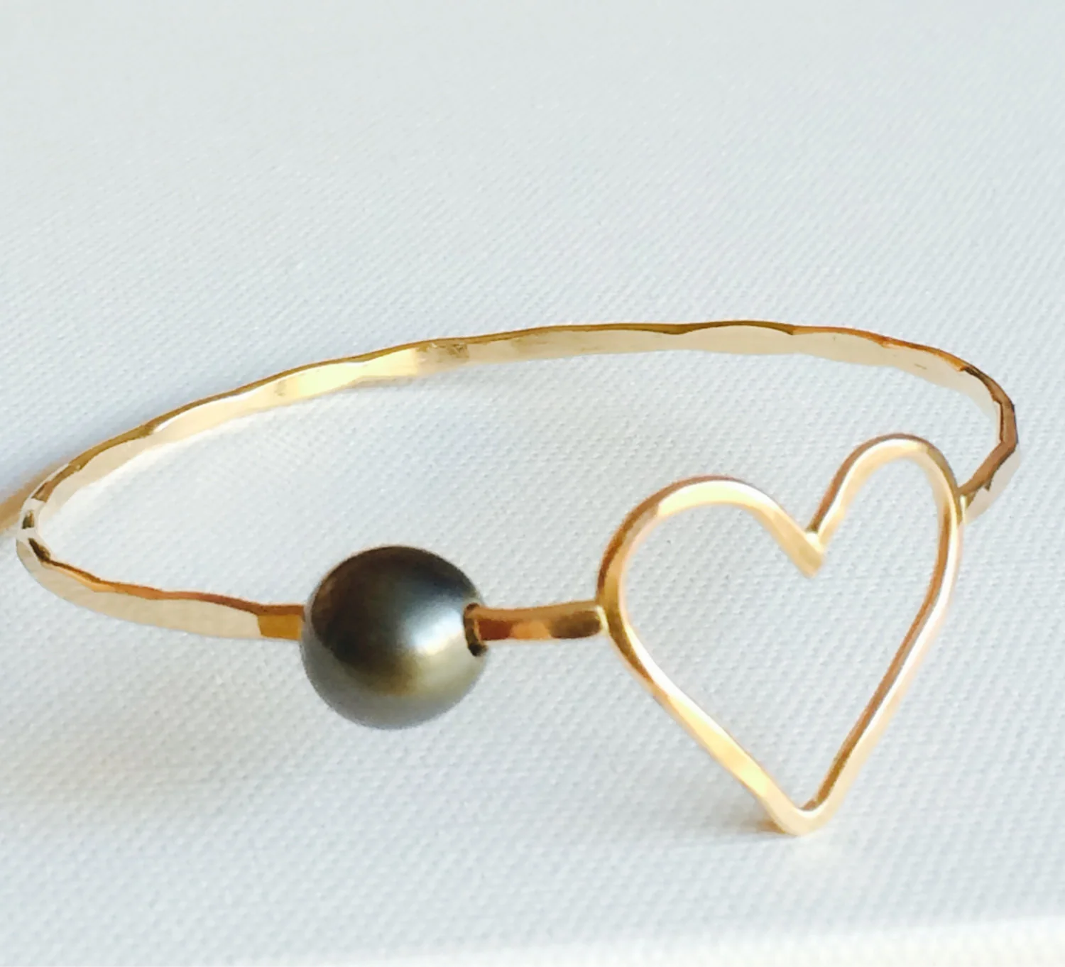 Bangle Eden - tahitian pearl (B188) - Mitchell's Manufacturing Jewel