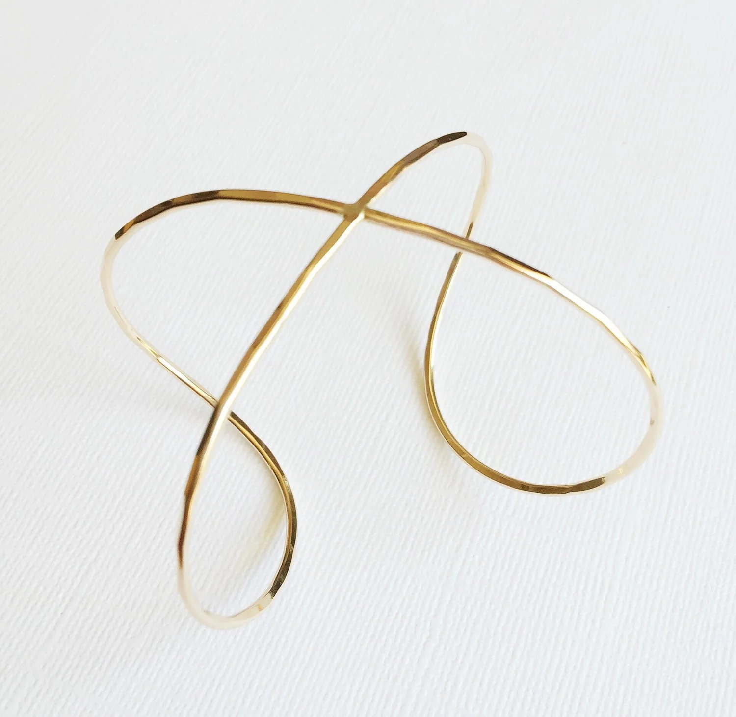Infinity cuff bangle (B178) - Mitchell's Manufacturing Jewel