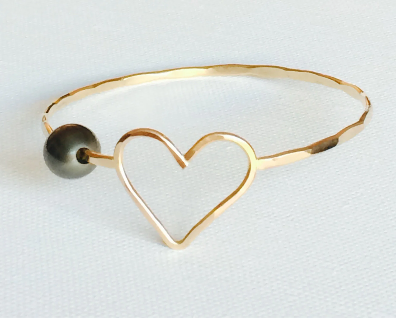 Bangle Eden - tahitian pearl (B188) - Mitchell's Manufacturing Jewel