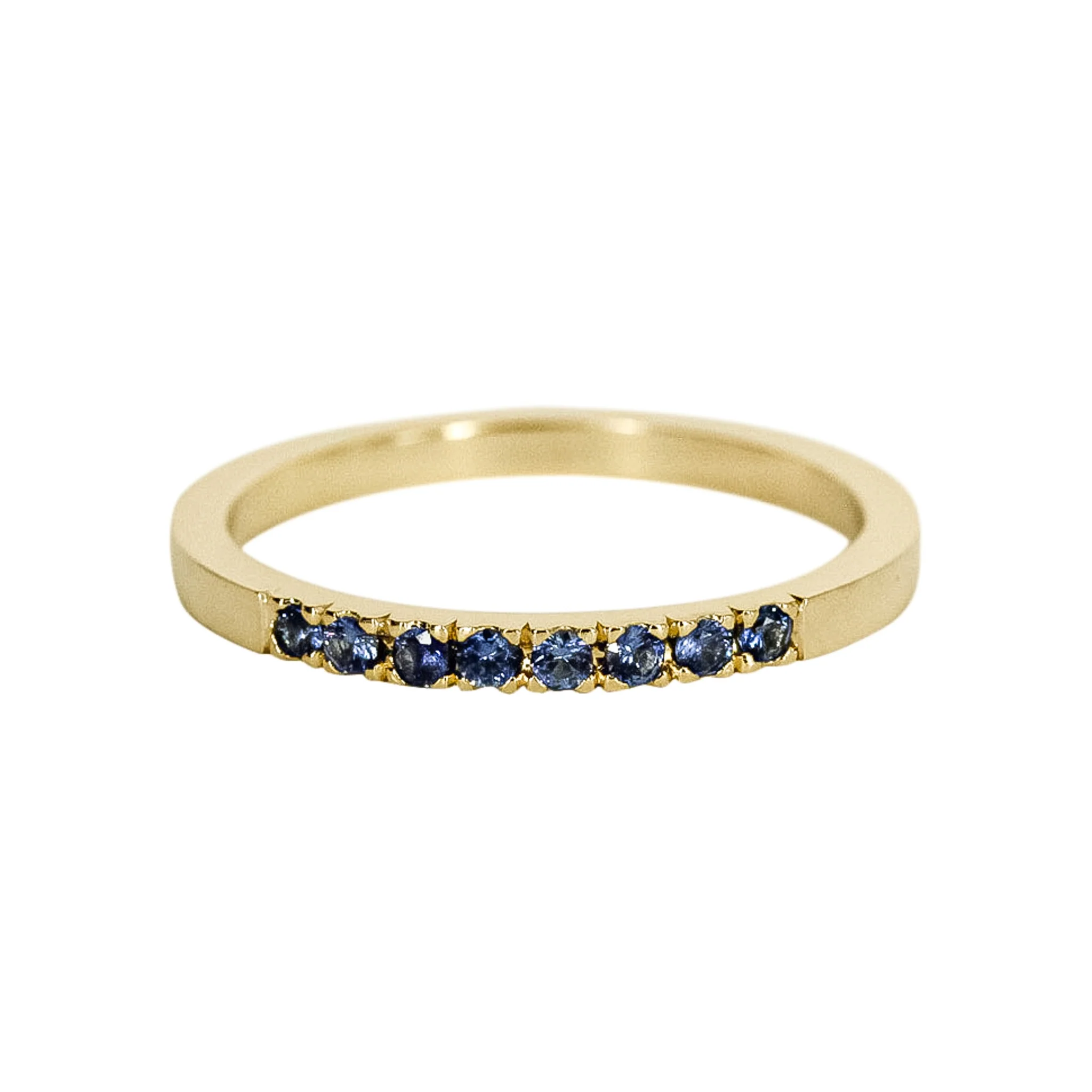 The Arcade Sapphire Band - Mitchell's Manufacturing Jewel