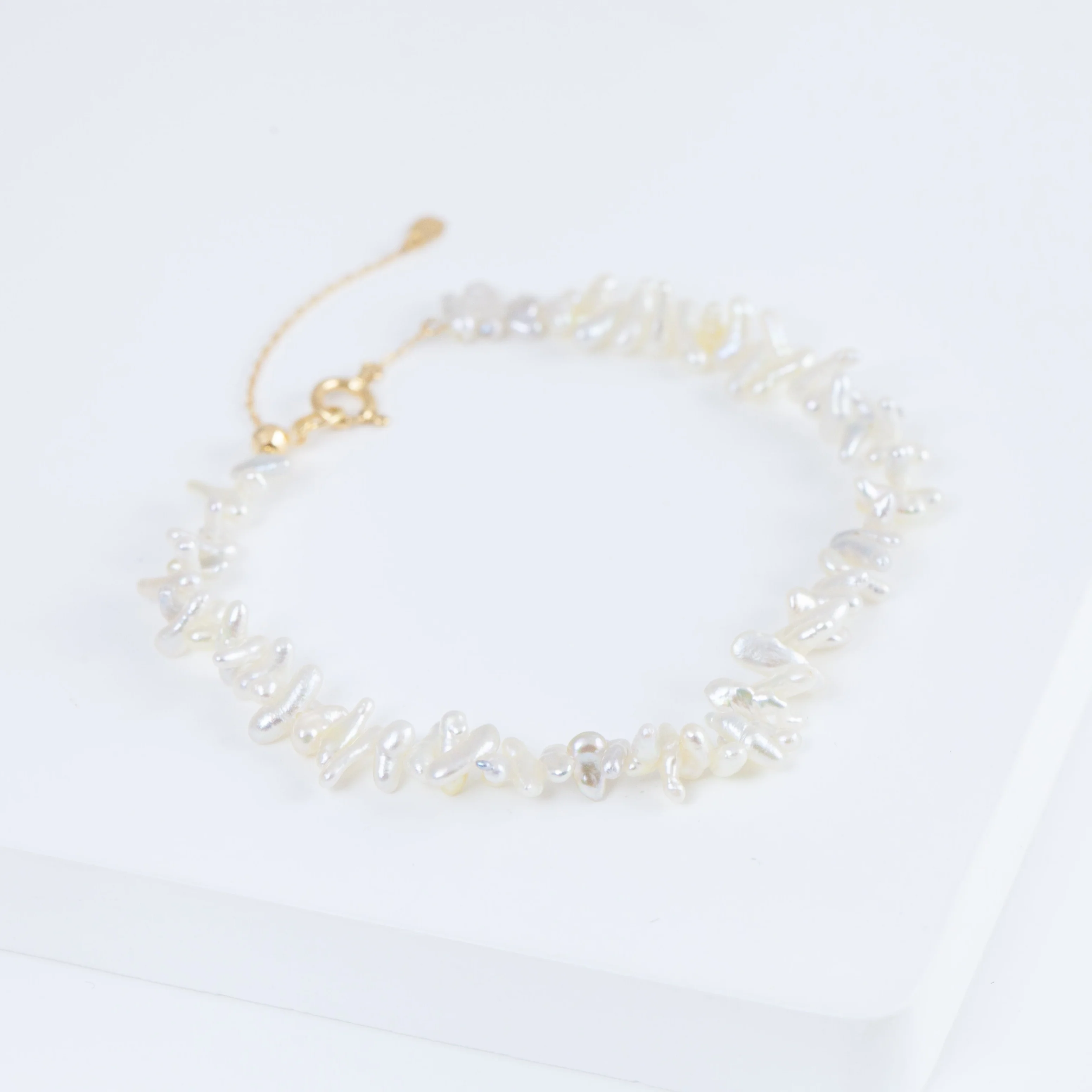 Sazare spiky akoya pearl bracelet (#1006) - Mitchell's Manufacturing Jewel