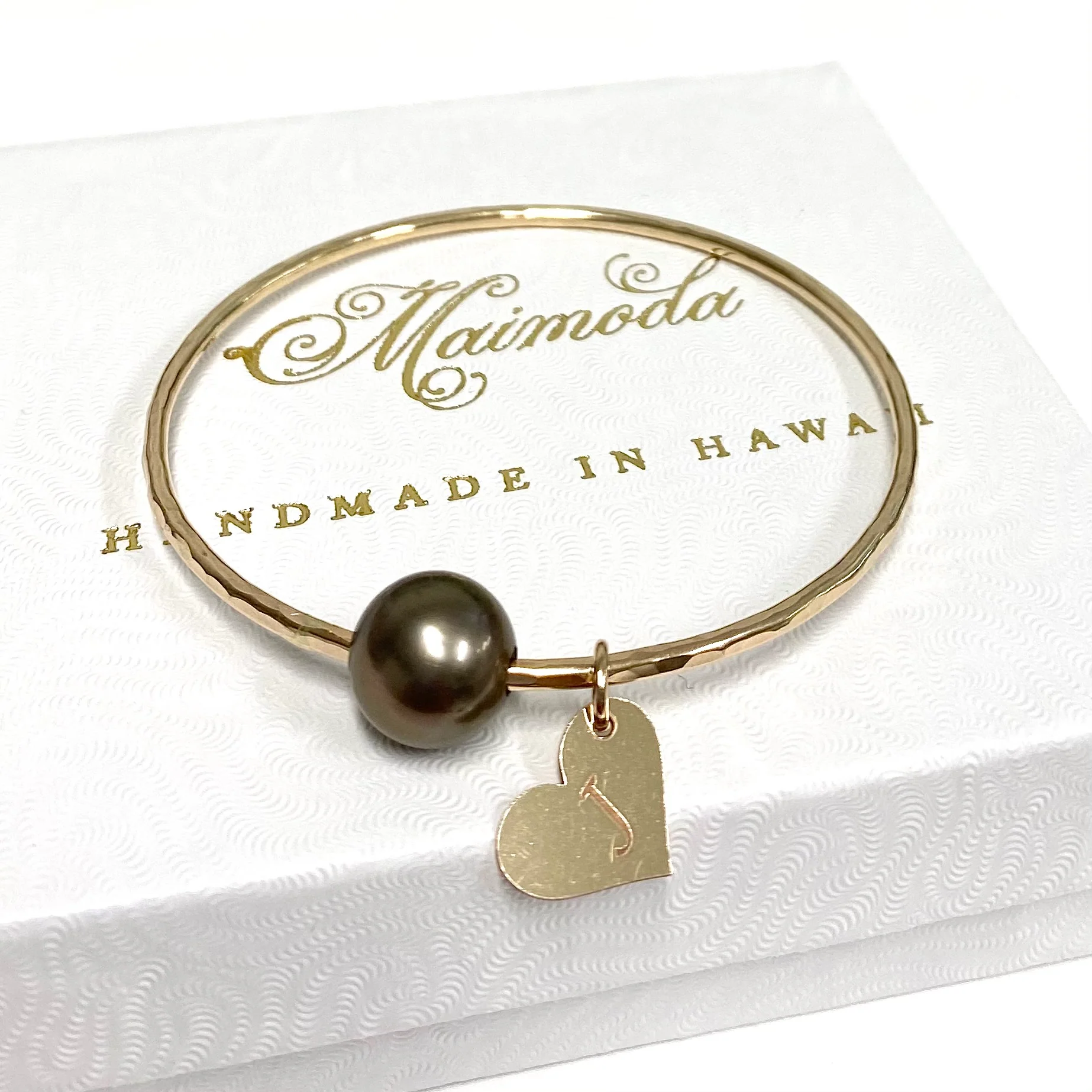 Bangle VICCI - Tahitian pearl (B545) - Mitchell's Manufacturing Jewel