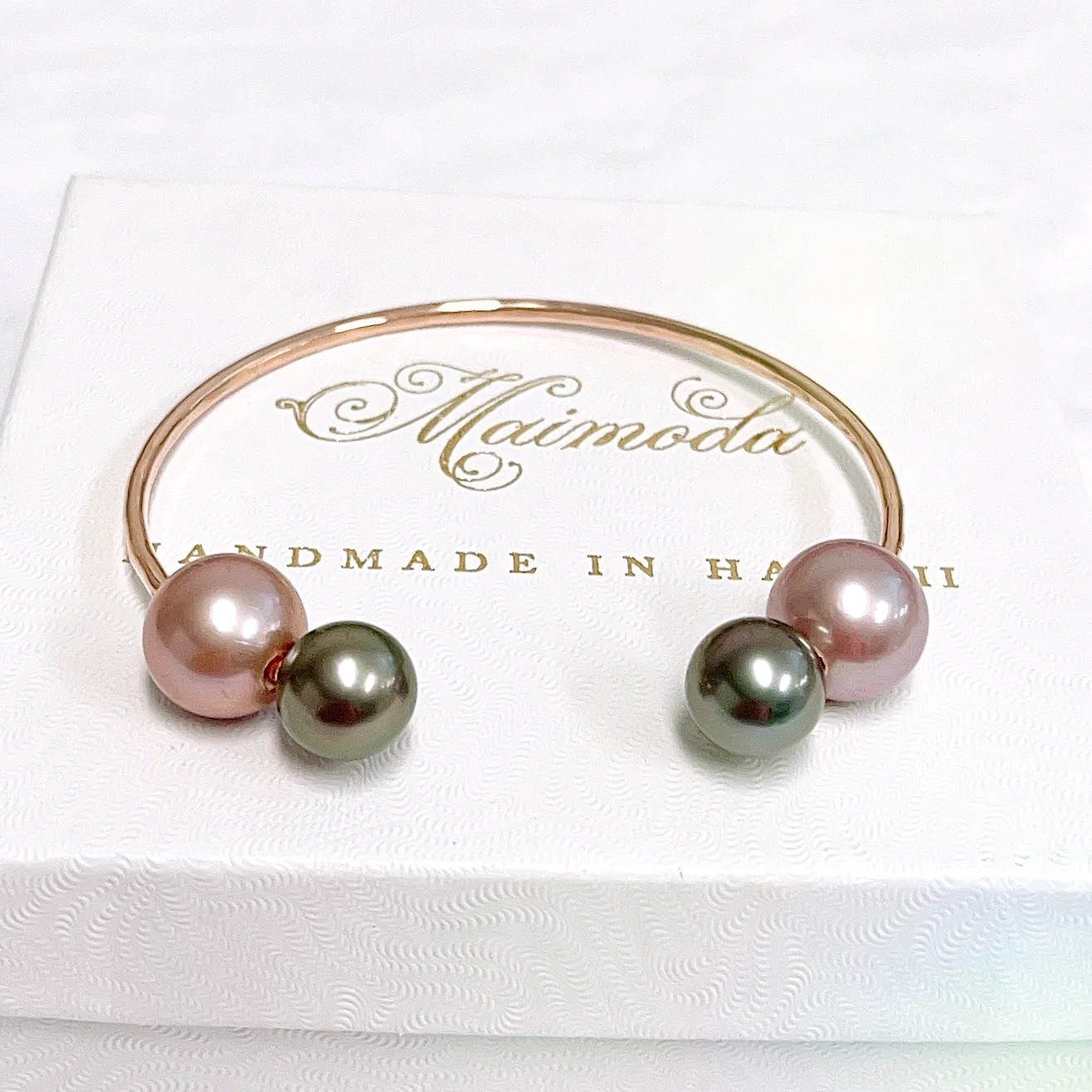 Double momi cuff bangle (B553) - Mitchell's Manufacturing Jewel