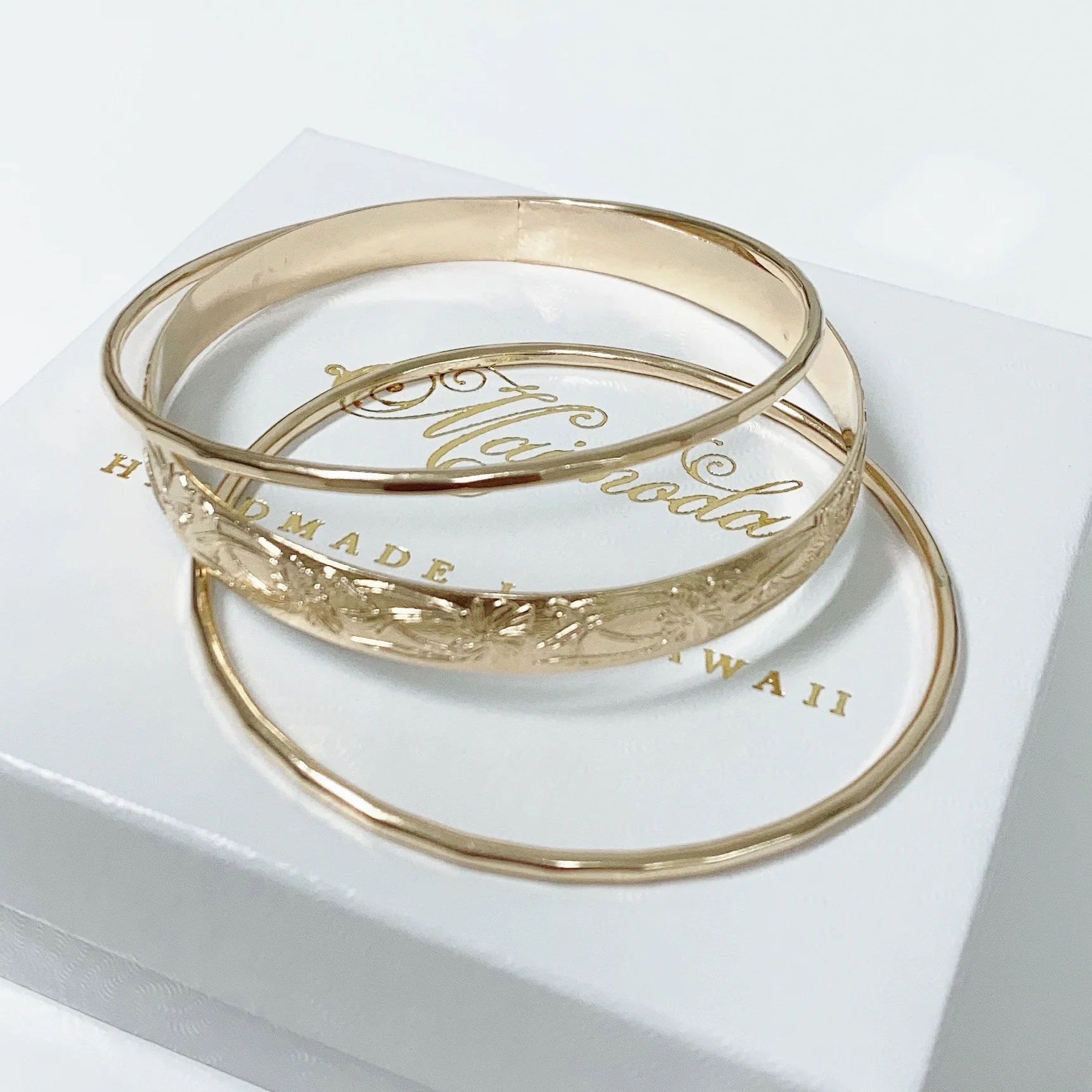 MOANI bangles set - 8mm bangle (B436) - Mitchell's Manufacturing Jewel