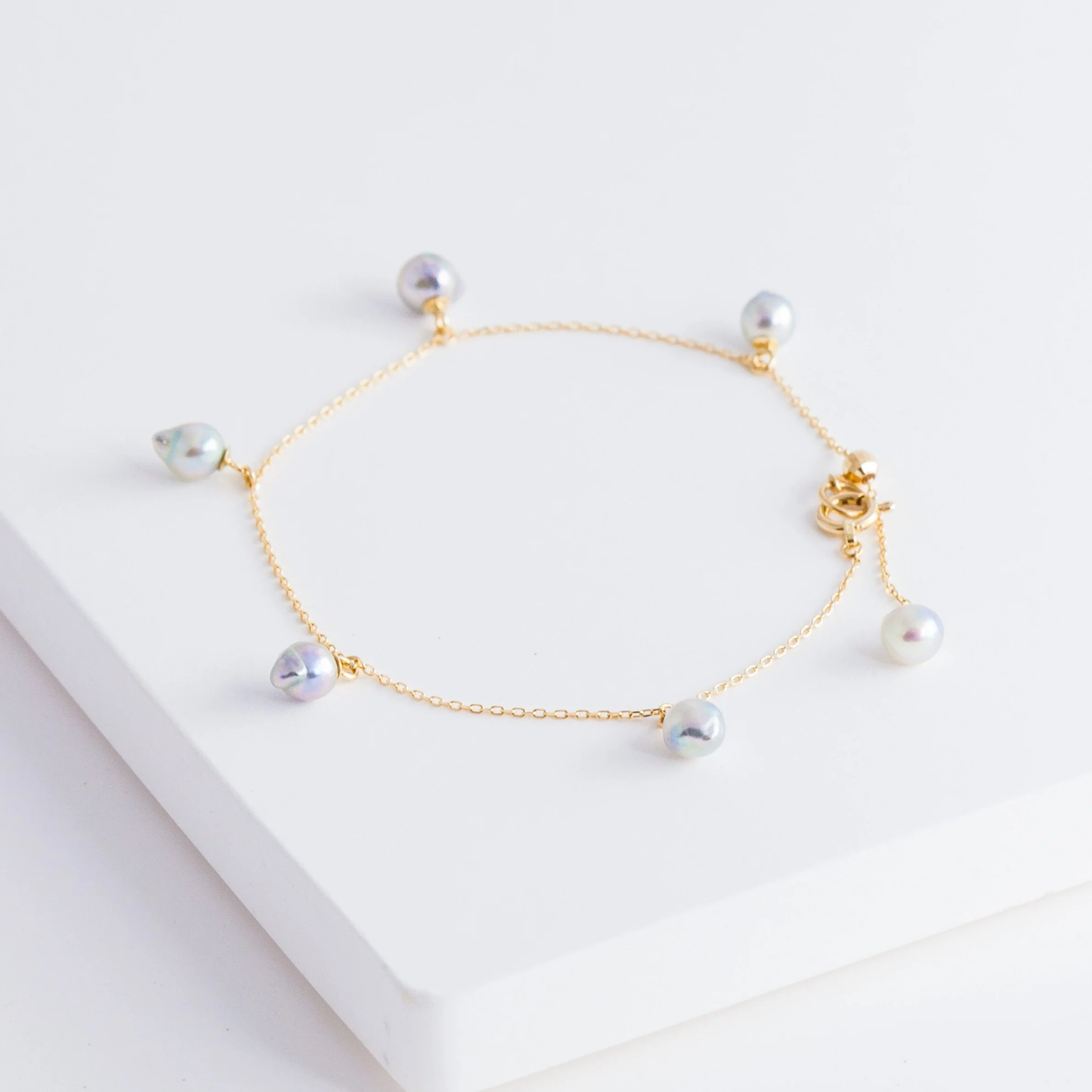 Baby akoya pearl bracelet - Mitchell's Manufacturing Jewel