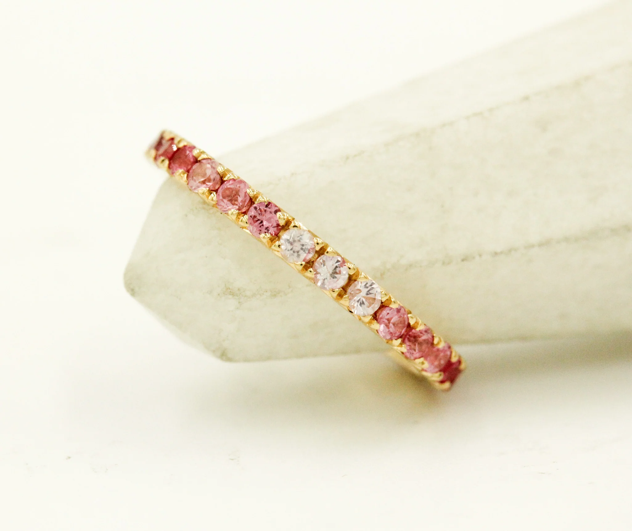 The Rosé Eternity Band - Mitchell's Manufacturing Jewel