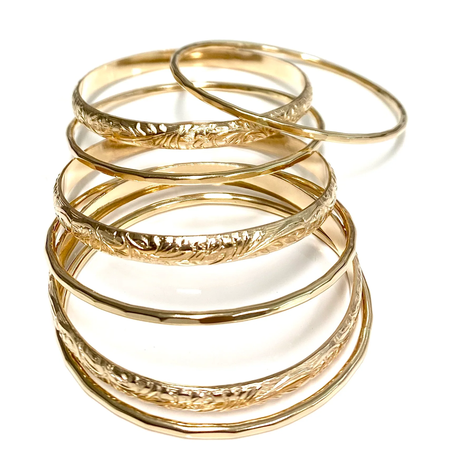 Baby ATHENA Bangles set - 4mm (B548) - Mitchell's Manufacturing Jewel