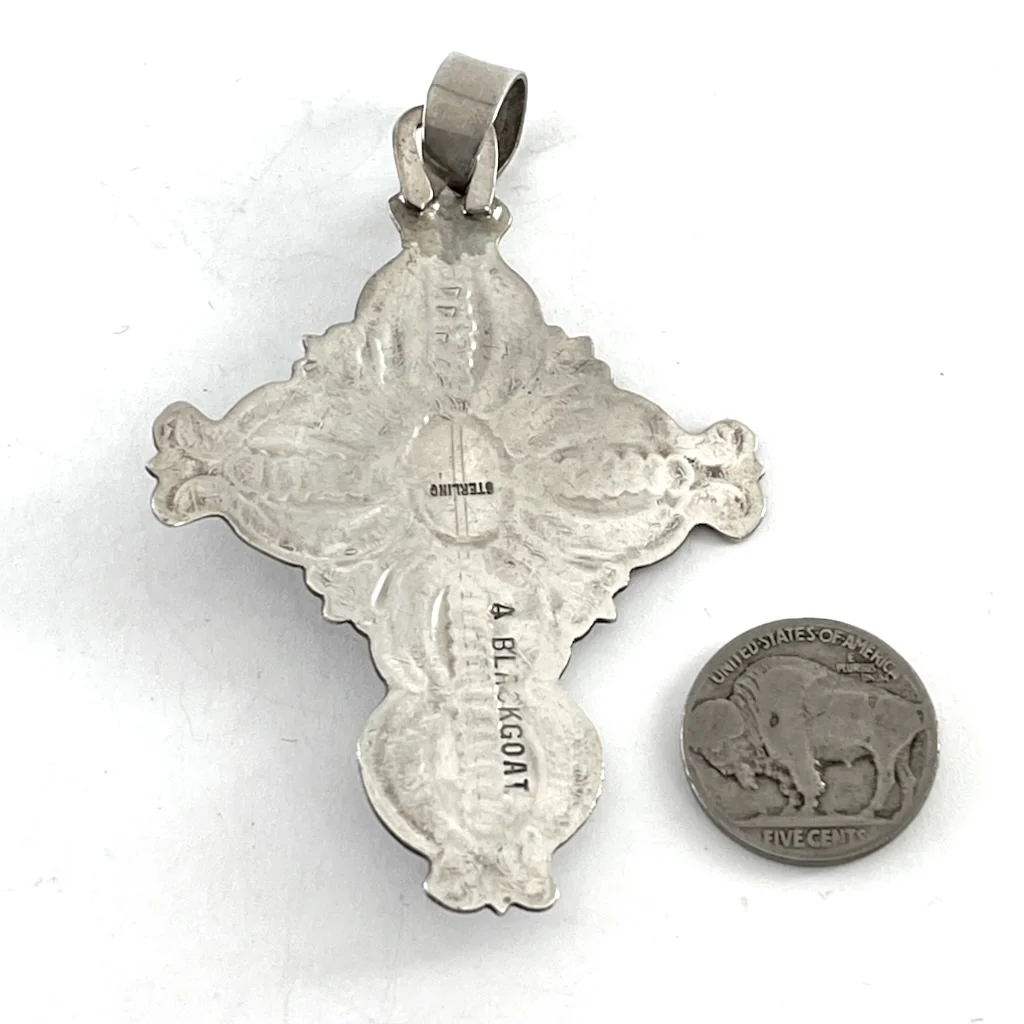 Lapis CrossBy Arnold Blackgoat - Mitchell's Manufacturing Jewel
