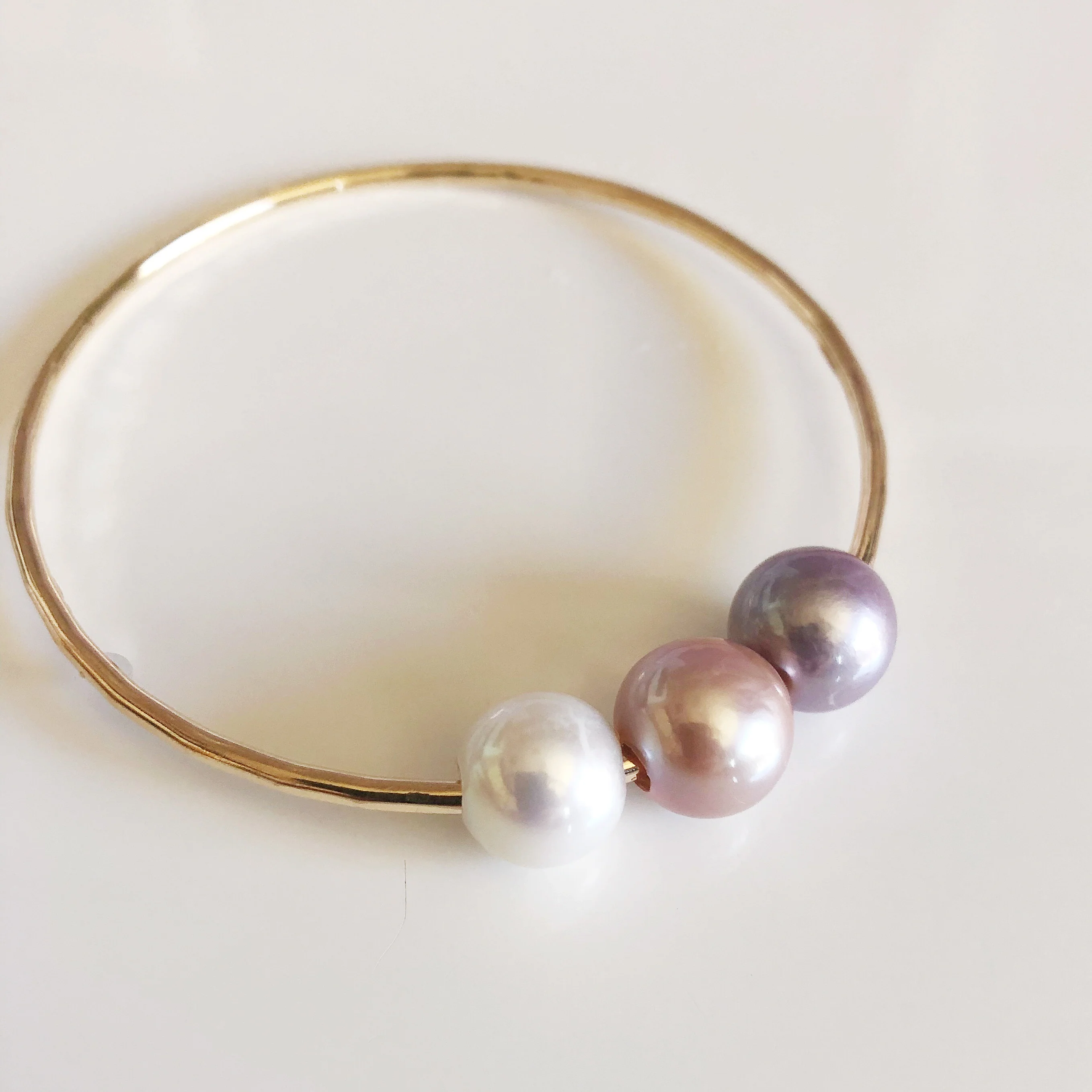 Bangle PAIGE - edison pearls (B387) - Mitchell's Manufacturing Jewel
