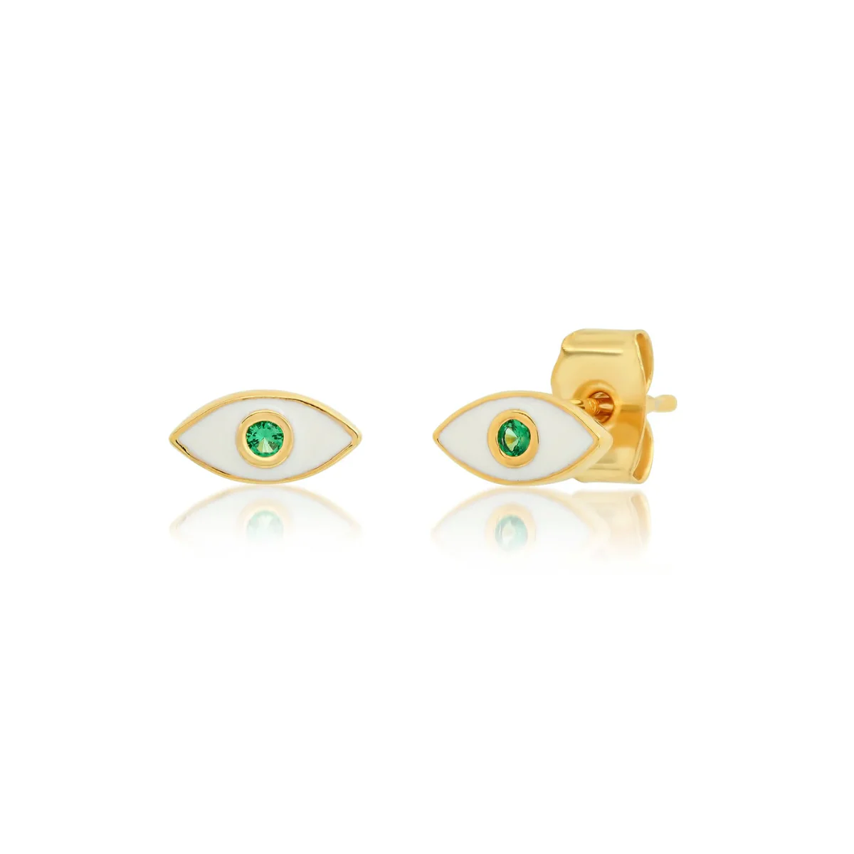 Enamel Evil Eye Stud - Mitchell's Manufacturing Jewel