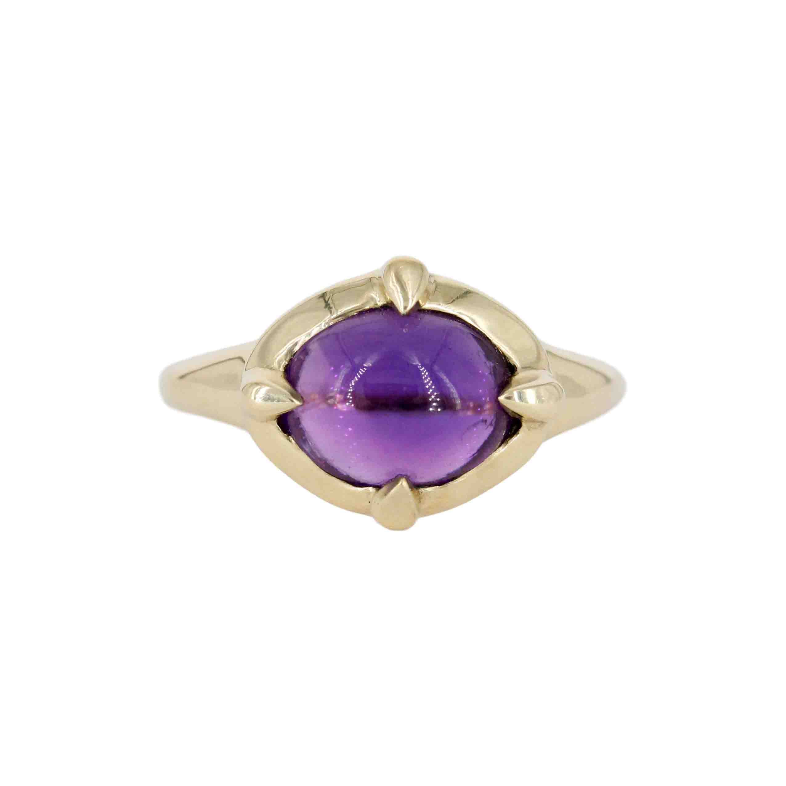 The Amethyst Sovereign: A 14k Gold & Violet Heirloom - Mitchell's Manufacturing Jewel