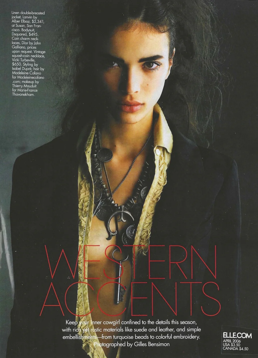 ELLE Magazine April 2006 - Mitchell's Manufacturing Jewel