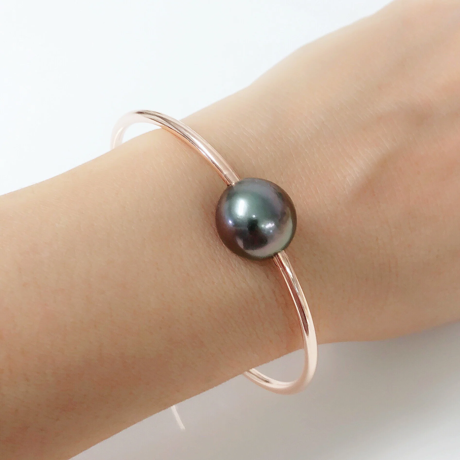 Cuff COCO - tahitian pearl (B296) - Mitchell's Manufacturing Jewel