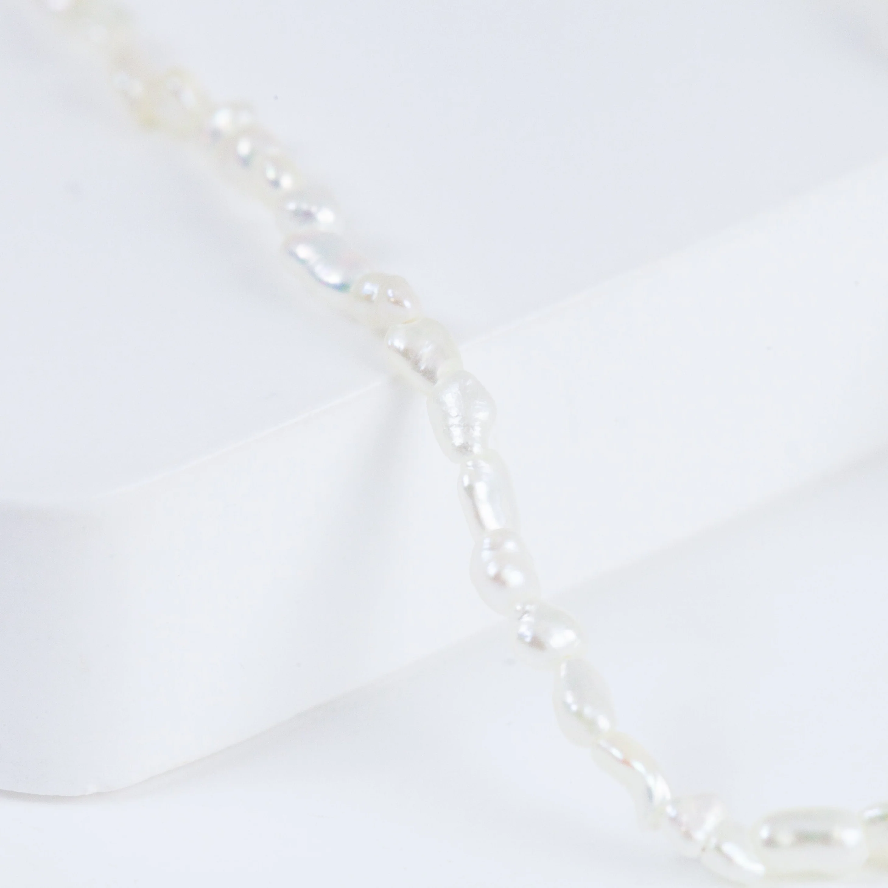 Sazare small white akoya pearl bracelet (#6065) - Mitchell's Manufacturing Jewel