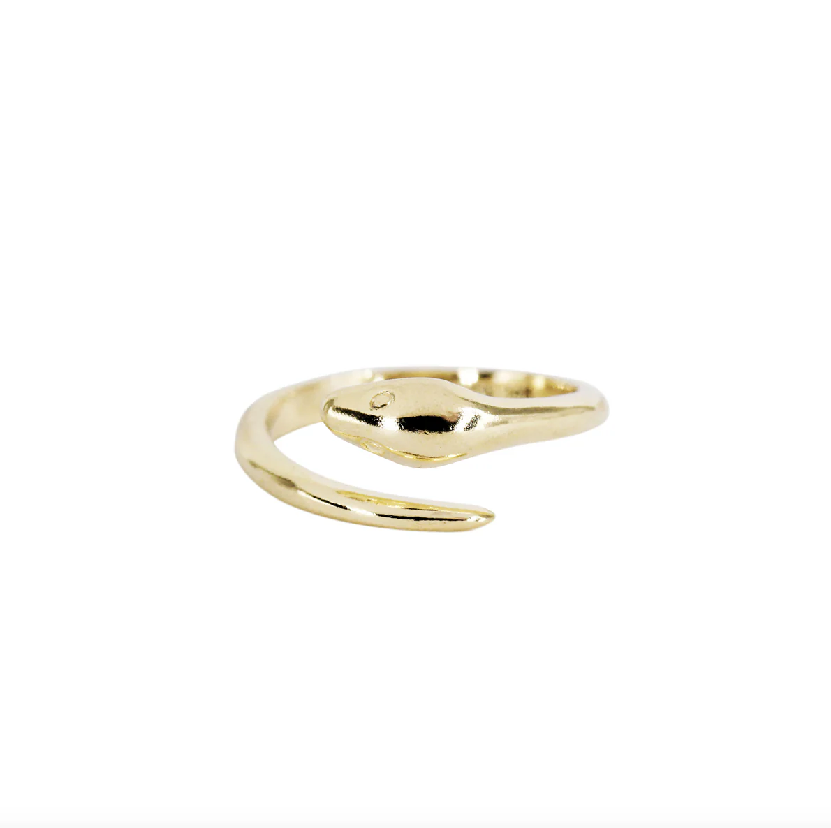 Snake Wrap Ring 14k Yellow Gold - Mitchell's Manufacturing Jewel