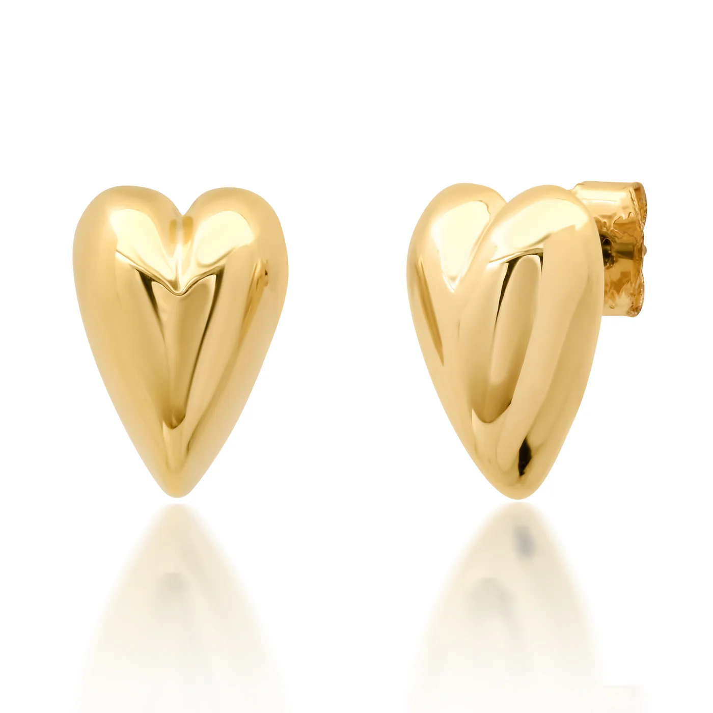 Puffy Heart Studs - Mitchell's Manufacturing Jewel