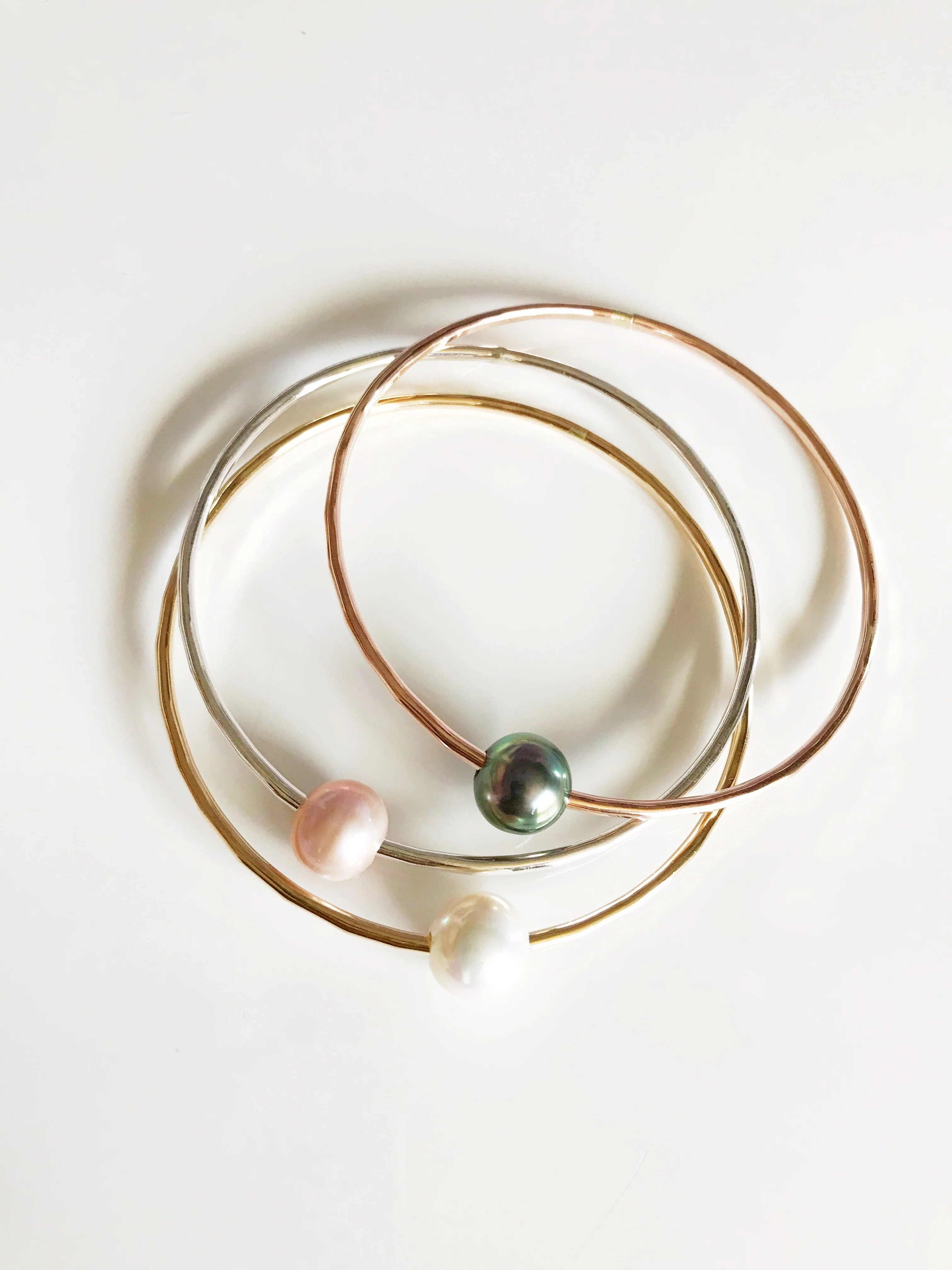 Camelia bangles set (B235) - Mitchell's Manufacturing Jewel