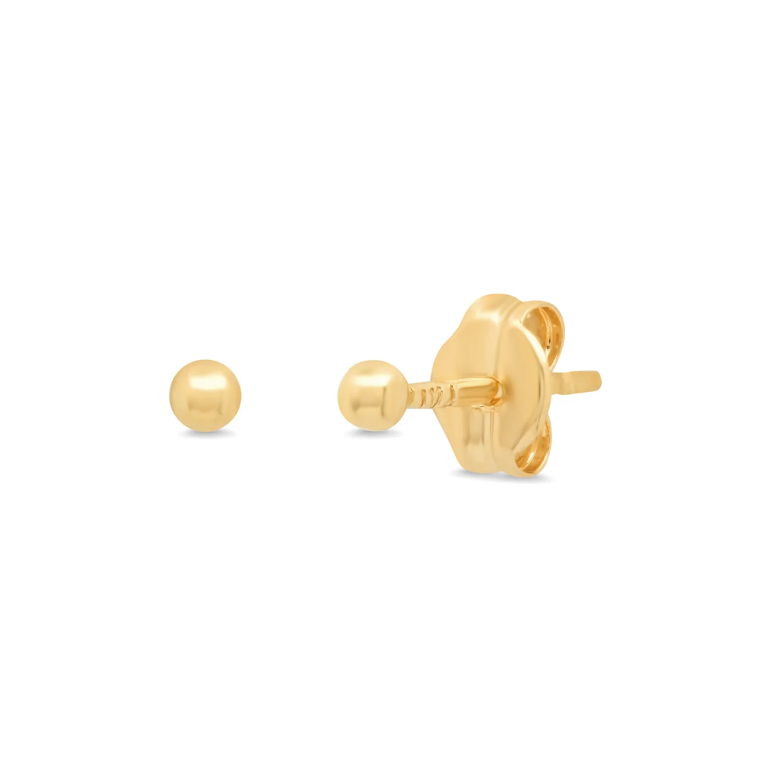 14K Gold Ball Studs - 2mm - Mitchell's Manufacturing Jewel