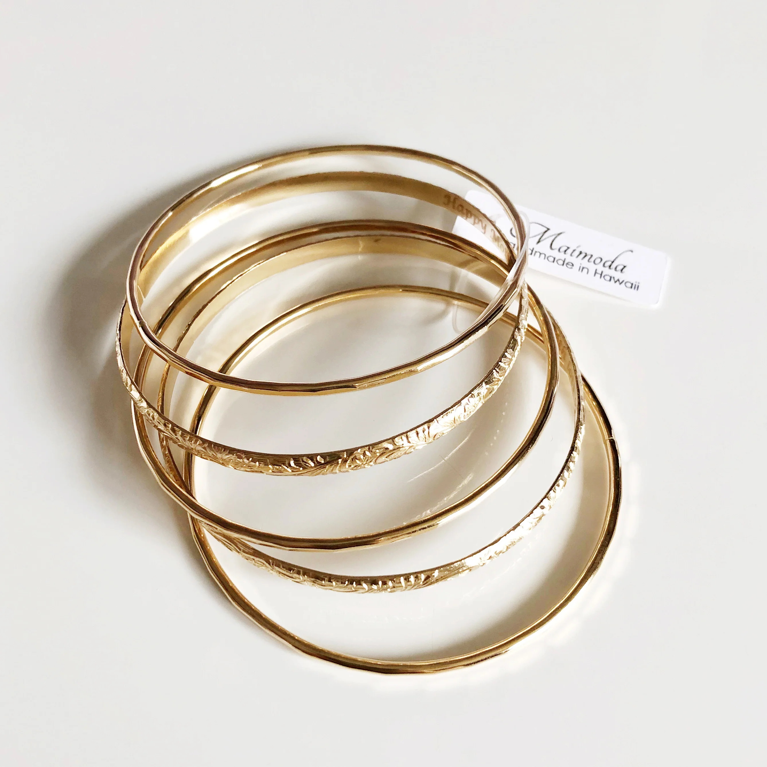 MOANI bangles set (B367) - Mitchell's Manufacturing Jewel