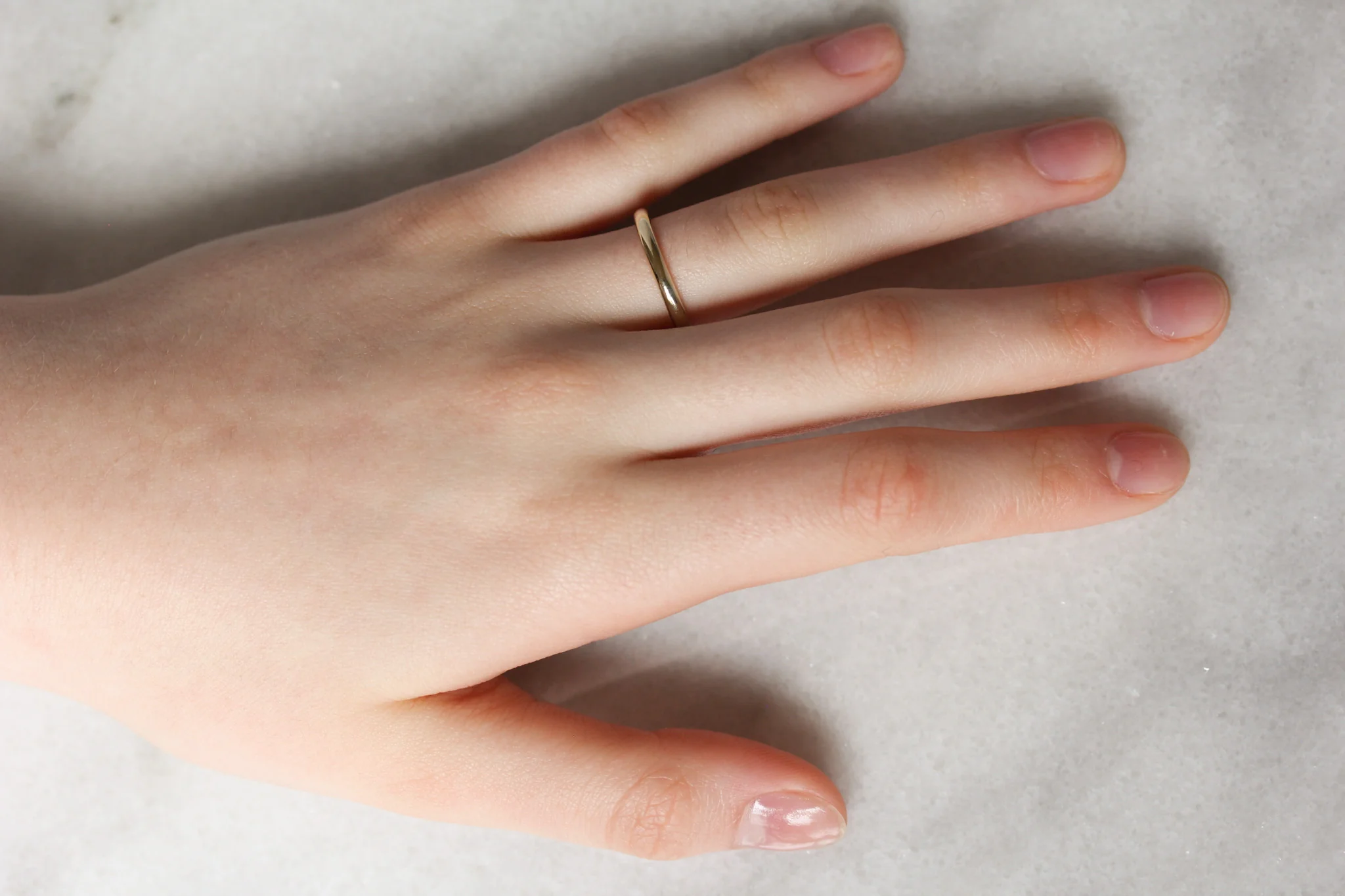 The Curve Half Round Band - Mitchell's Manufacturing Jewel