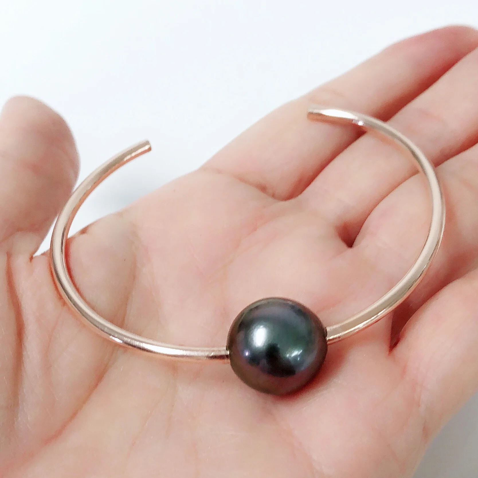 Cuff COCO - tahitian pearl (B296) - Mitchell's Manufacturing Jewel