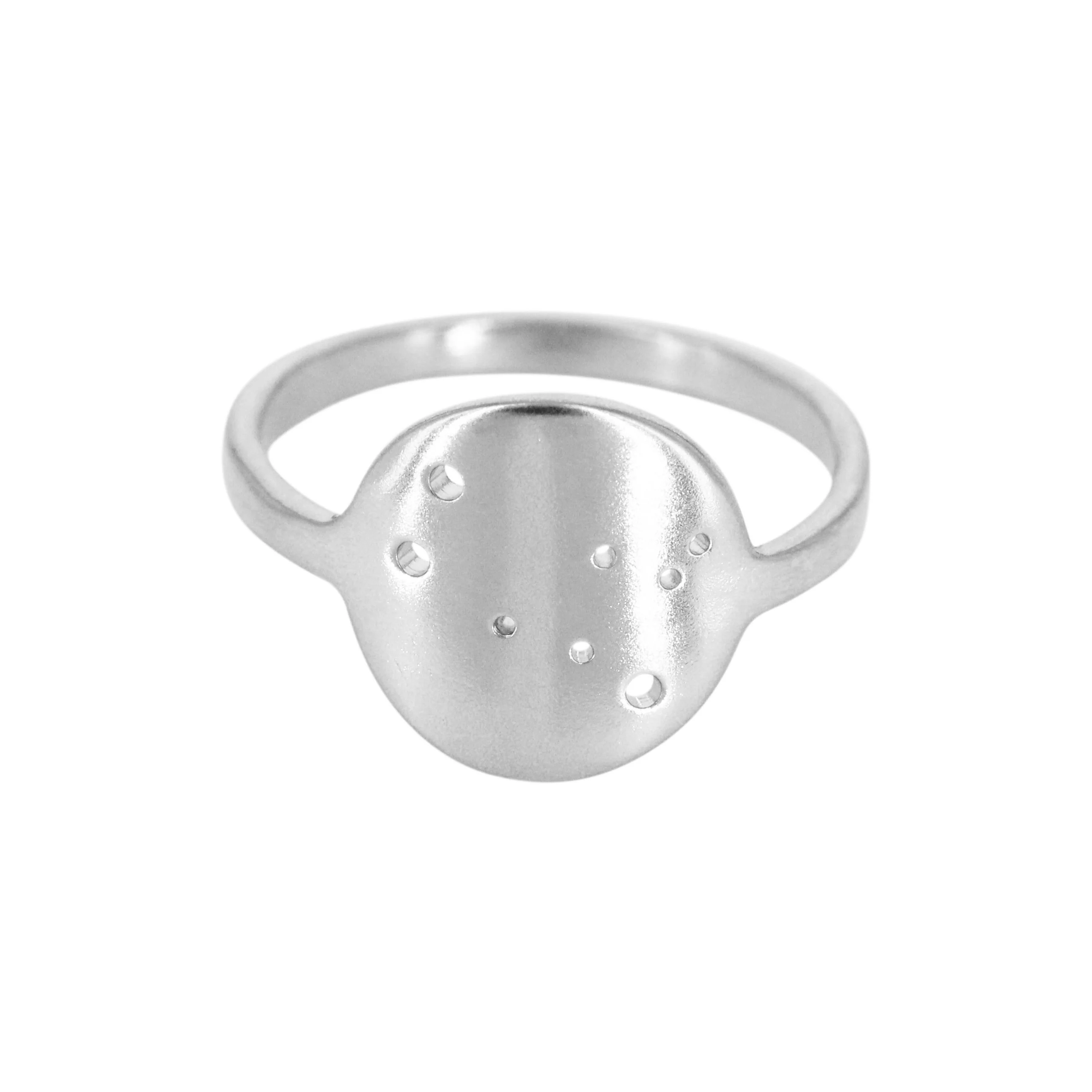 Written in the Stars: 14k Gold & Silver Zodiac Constellation Rings - Mitchell's Manufacturing Jewel