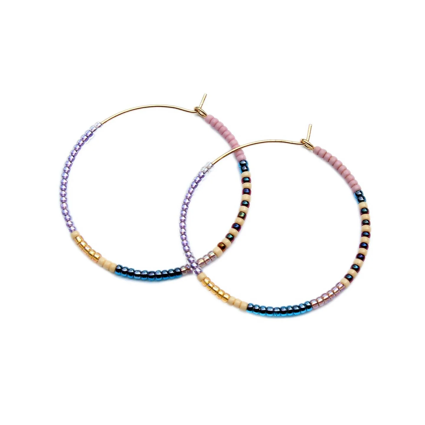 Aryna Hoops - Violet - Mitchell's Manufacturing Jewel