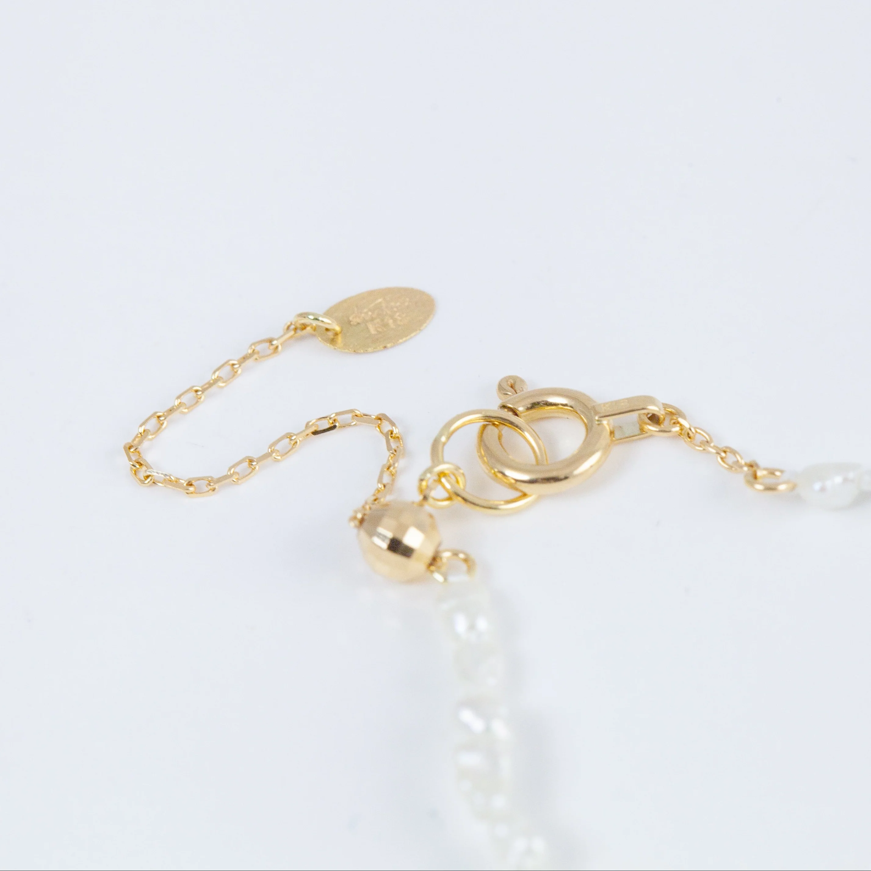 Sazare small white akoya pearl bracelet (#6065) - Mitchell's Manufacturing Jewel