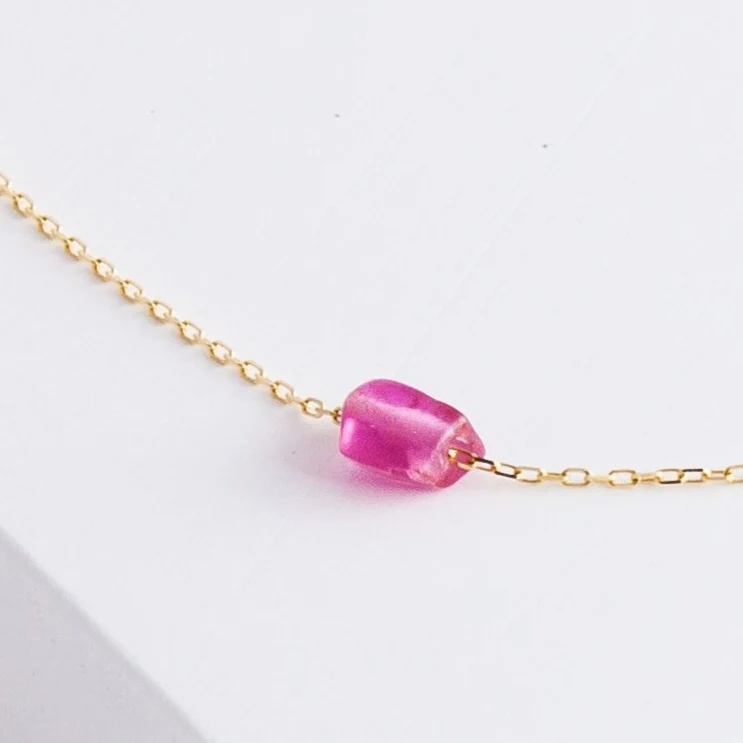 Rough stone ruby bracelet - Mitchell's Manufacturing Jewel