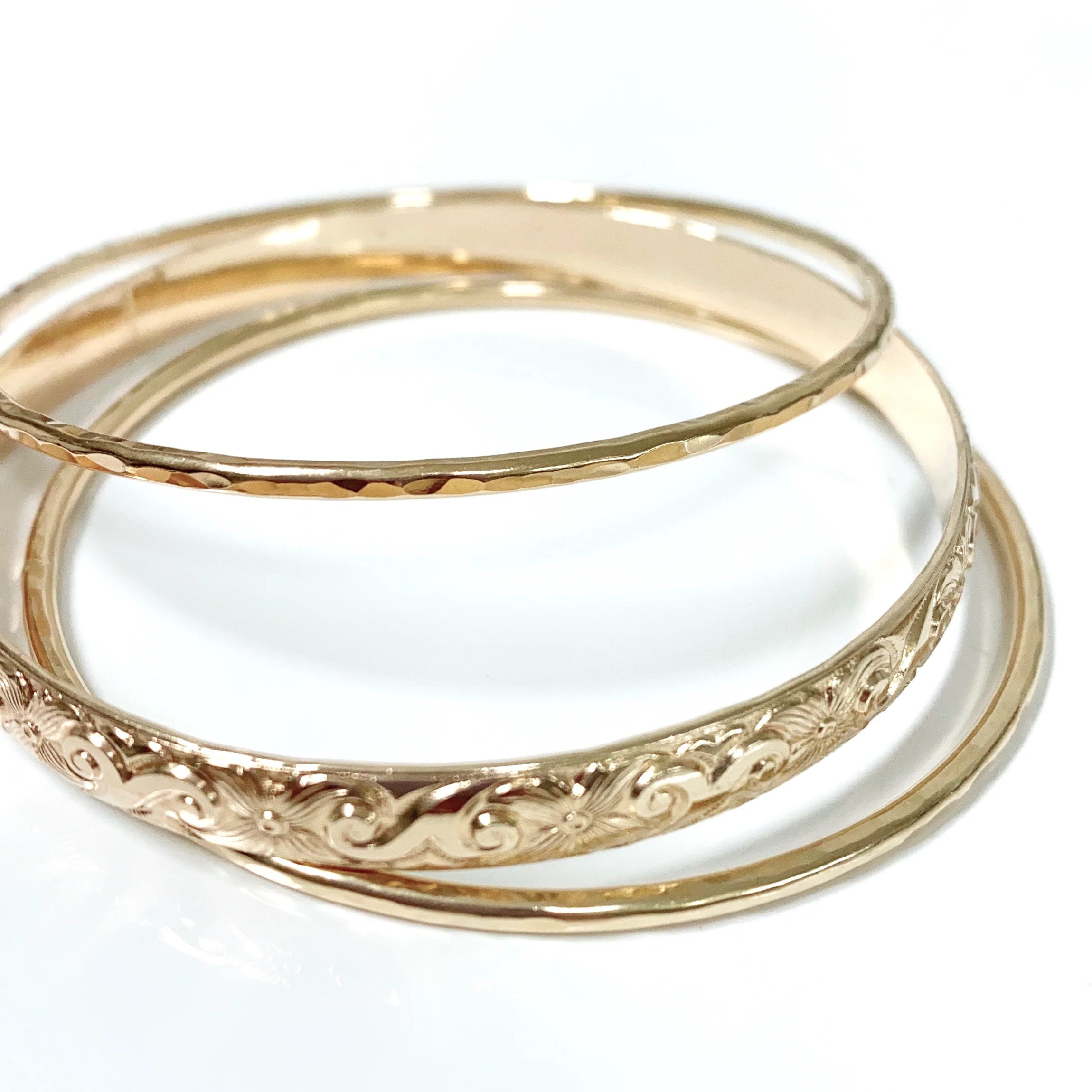 MOANI bangles set - 6mm heirloom bangle (B440) - Mitchell's Manufacturing Jewel
