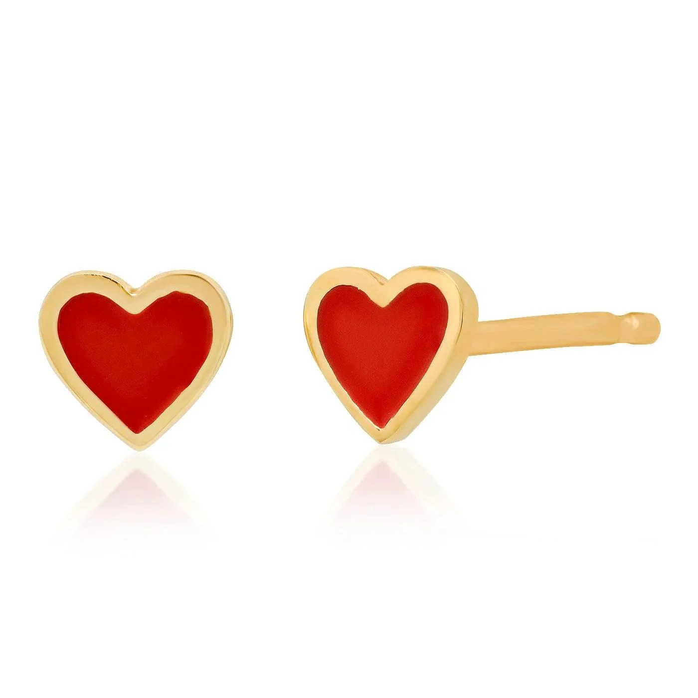Heart Stud with Enamel - Mitchell's Manufacturing Jewel