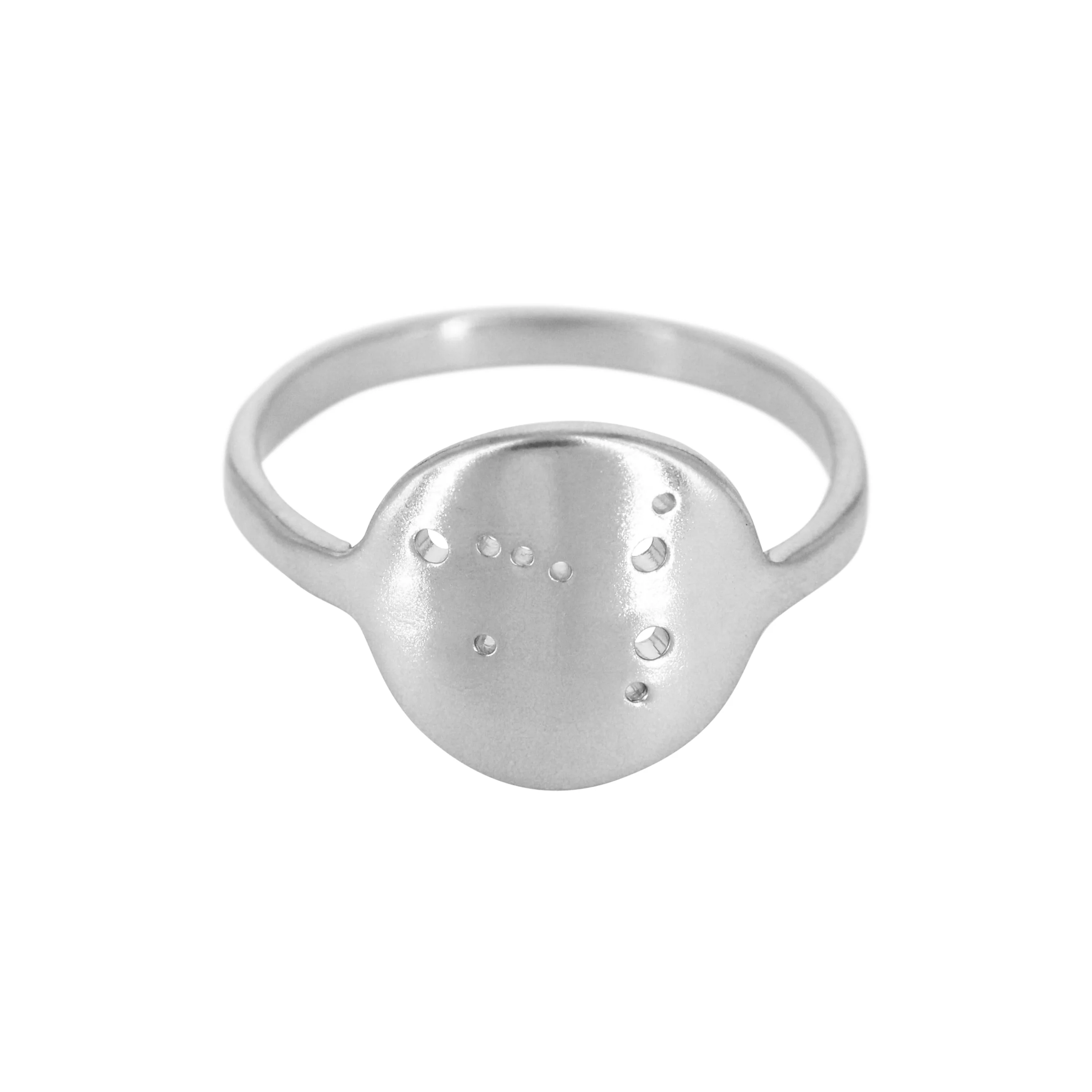Written in the Stars: 14k Gold & Silver Zodiac Constellation Rings - Mitchell's Manufacturing Jewel