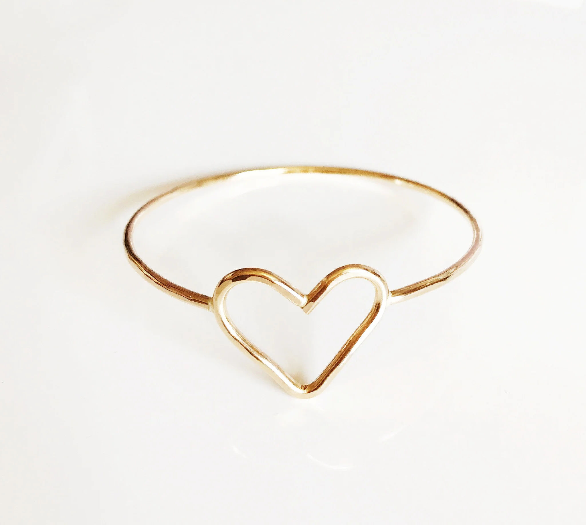 Bangle Elsa - baby heart bangle (B301) - Mitchell's Manufacturing Jewel