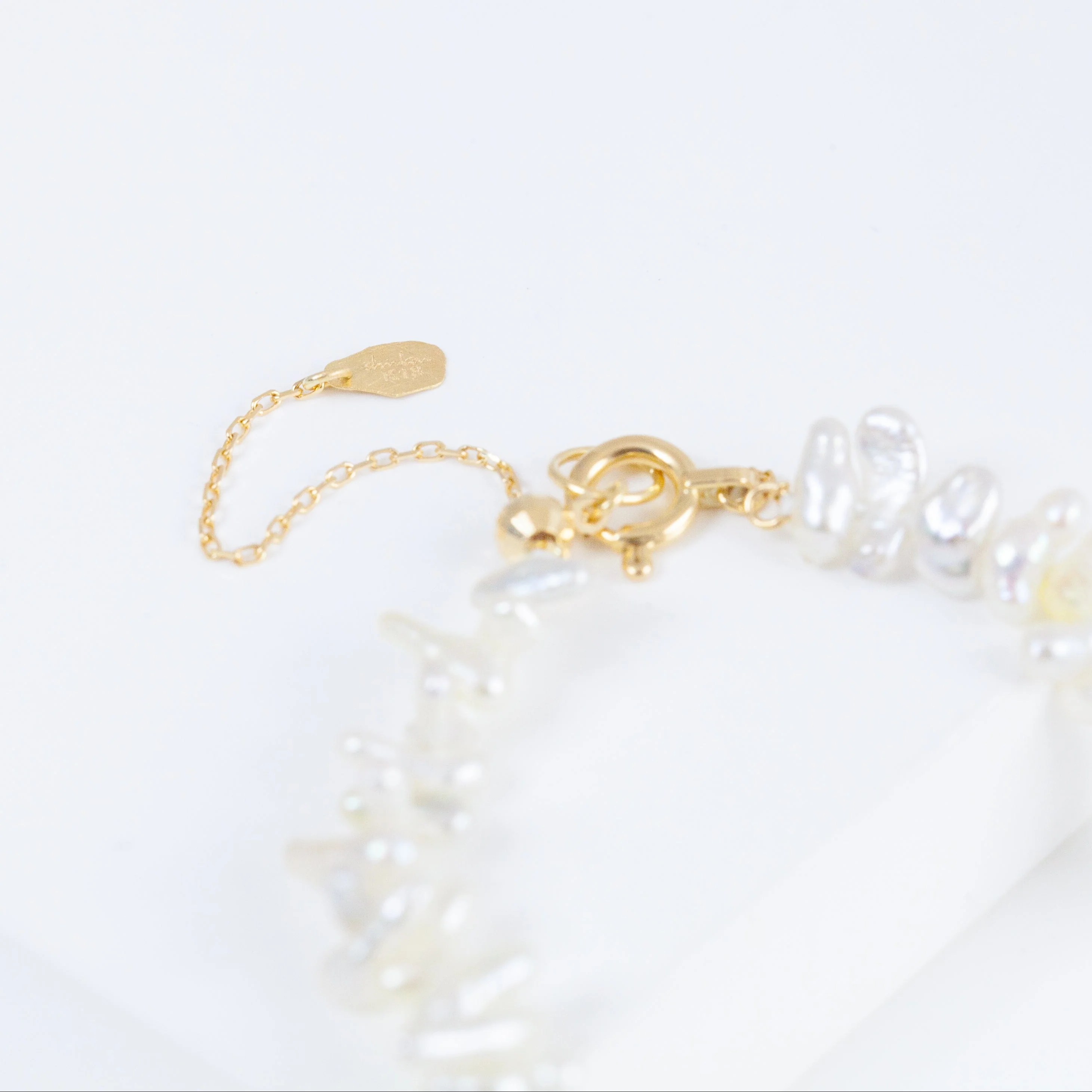 Sazare spiky akoya pearl bracelet (#1006) - Mitchell's Manufacturing Jewel