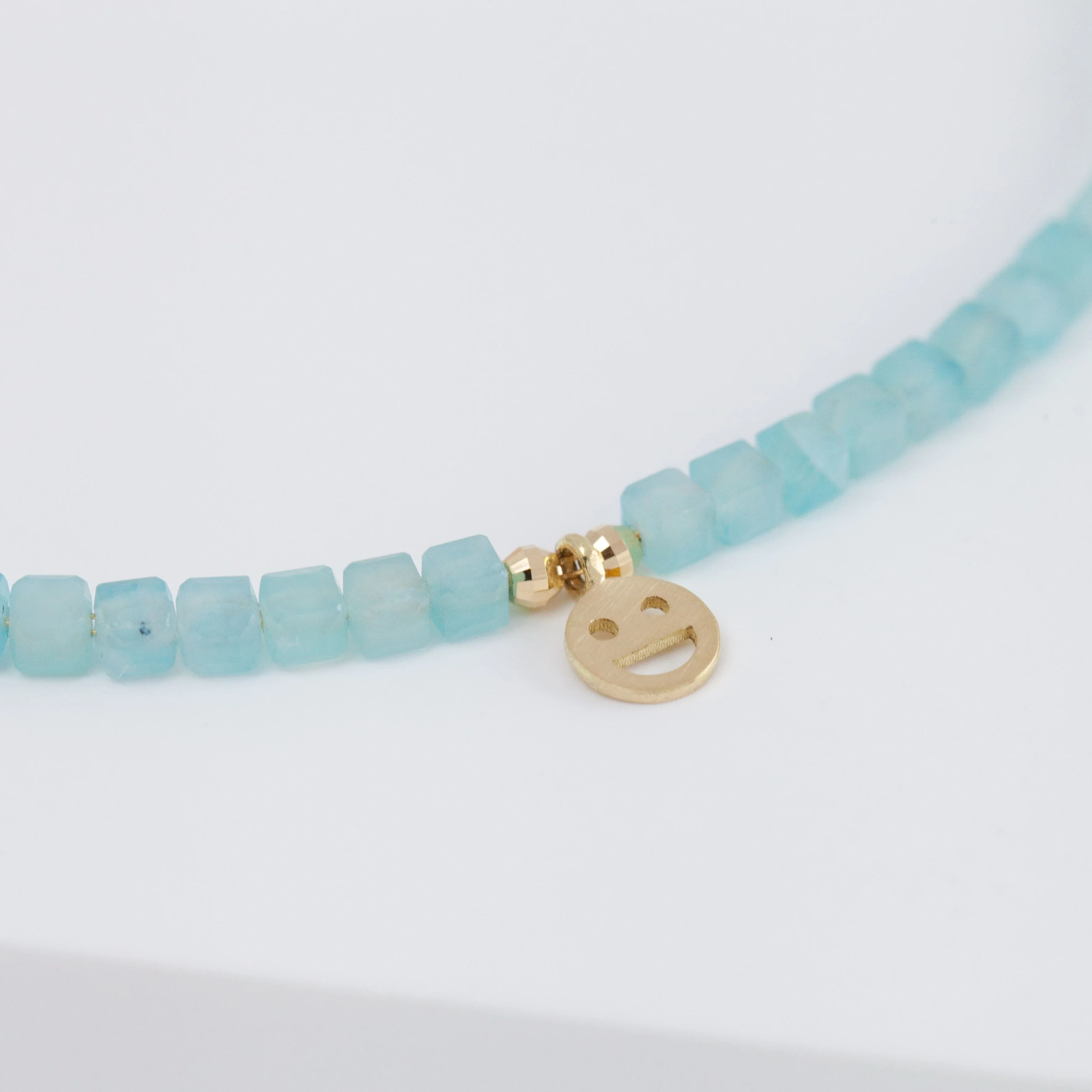 Smiley amazonite beads bracelet - Mitchell's Manufacturing Jewel