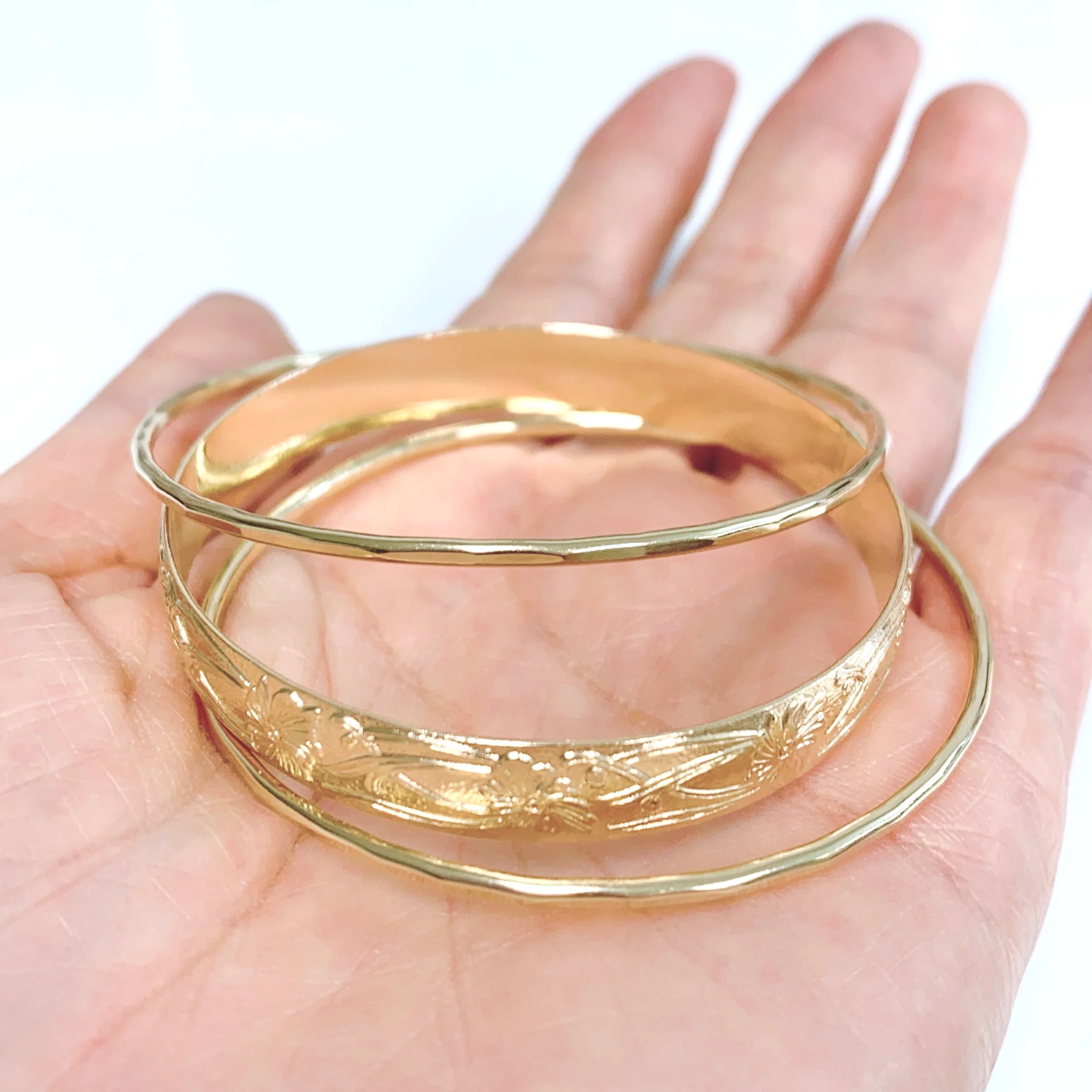 Baby MOANI bangles set - 8mm heirloom bangle (B544) - Mitchell's Manufacturing Jewel